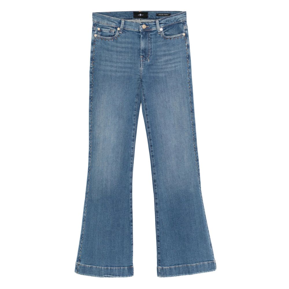 7 For All Mankind 7 For All Mankind BLUE Denim - Flared Jeans Size 25" / US 0 / IT 36 - 1 Thumbnail