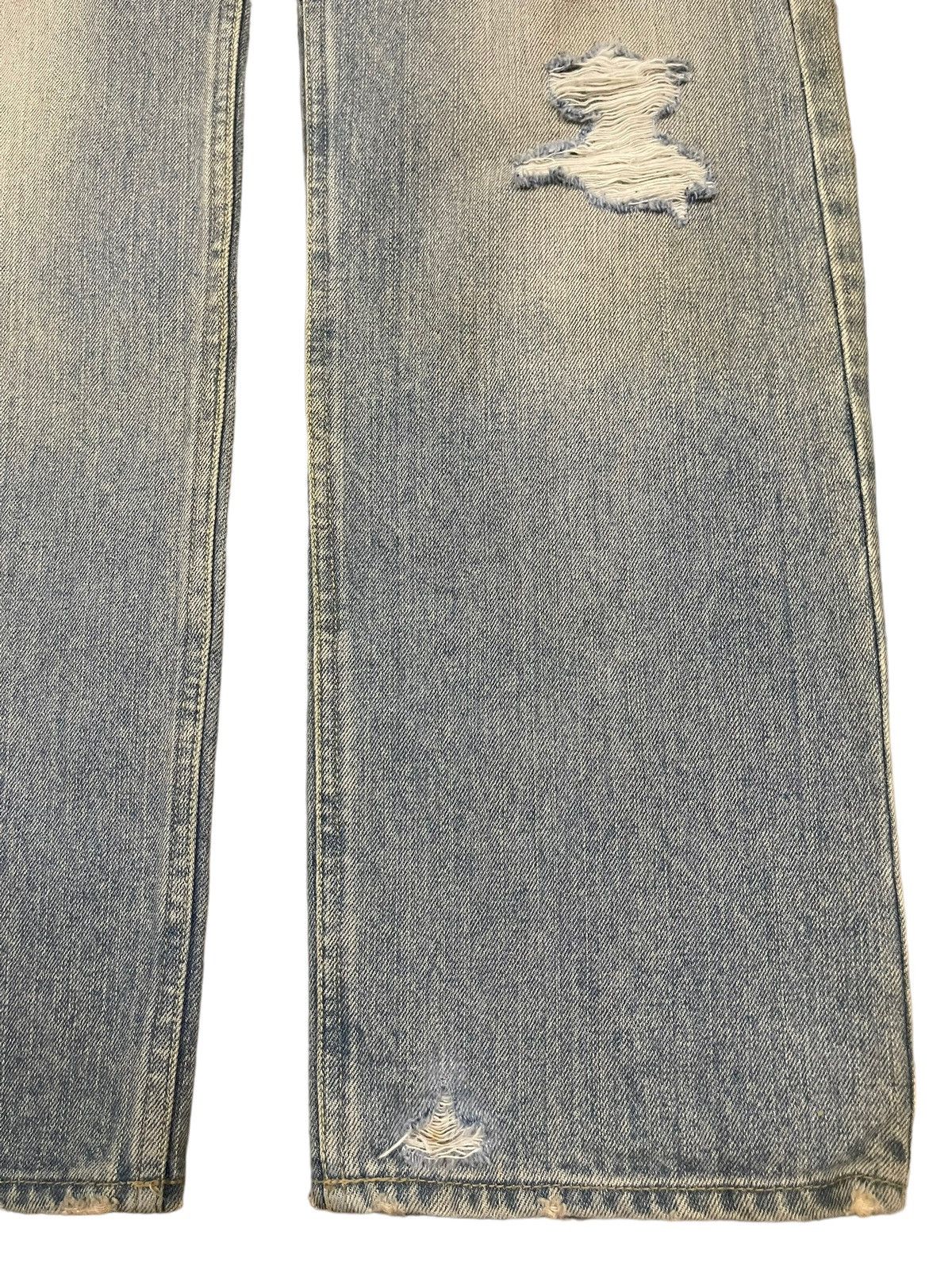 The Viridi-anne Vintage Japan The Viridi Anne Monochrome Distressed Jeans Size US 31 - 6 Thumbnail