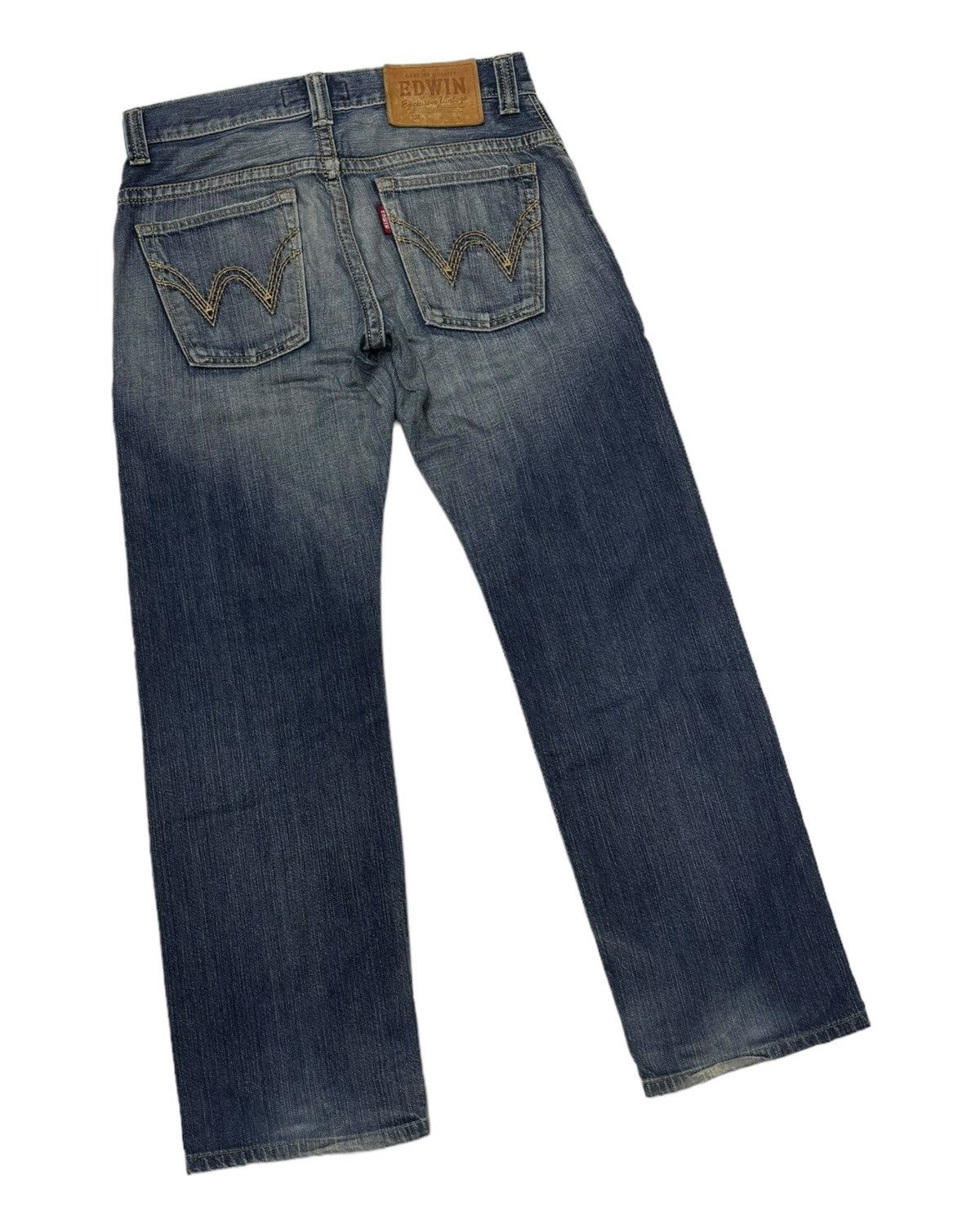 Edwin VINTAGE EDWIN XU DISTRESSED DENIM JEANS Size US 32 / EU 48 - 8 Thumbnail
