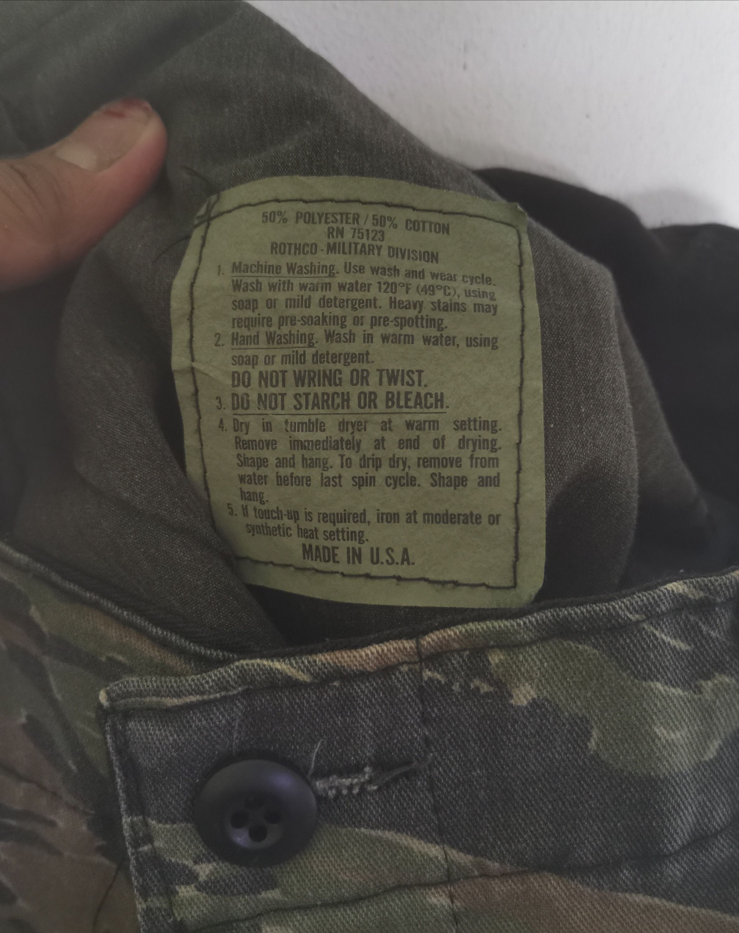 Vintage Rare vintage Army pants tigerstripe design Size US 31 - 5 Thumbnail