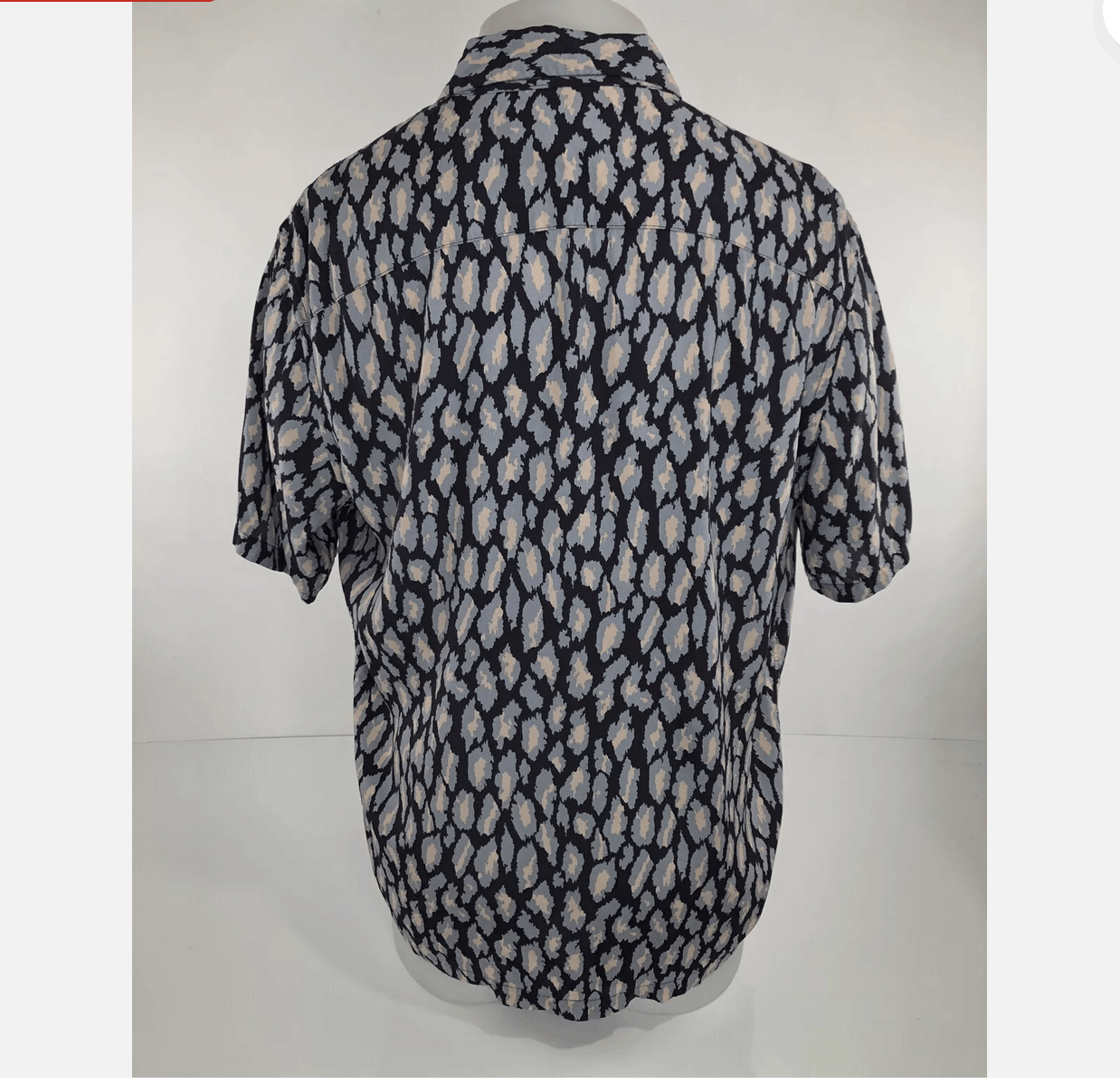 Allsaints All Saints Short Sleeve Abstract Print Button Up Down Shirt Size US XL / EU 56 / 4 - 4 Thumbnail