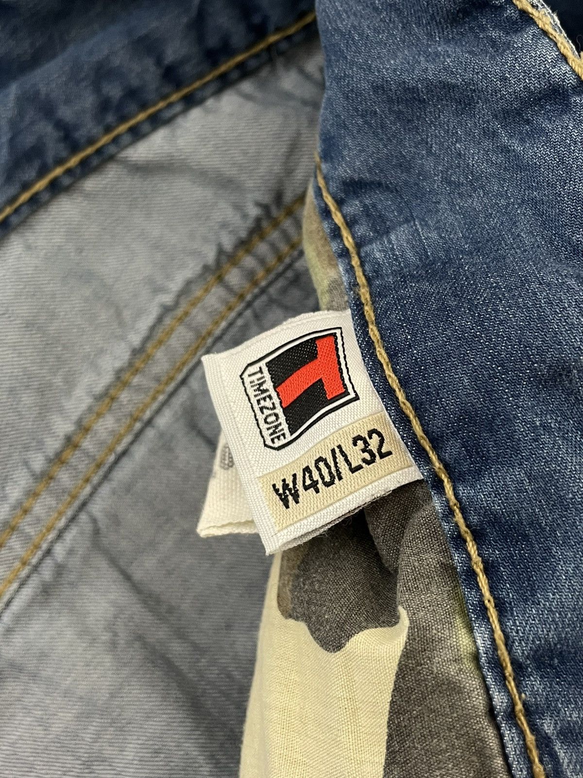 Denime × Vintage Vintage Y2K Timezone Cargo Pants Size US 32 / EU 48 - 14 Thumbnail