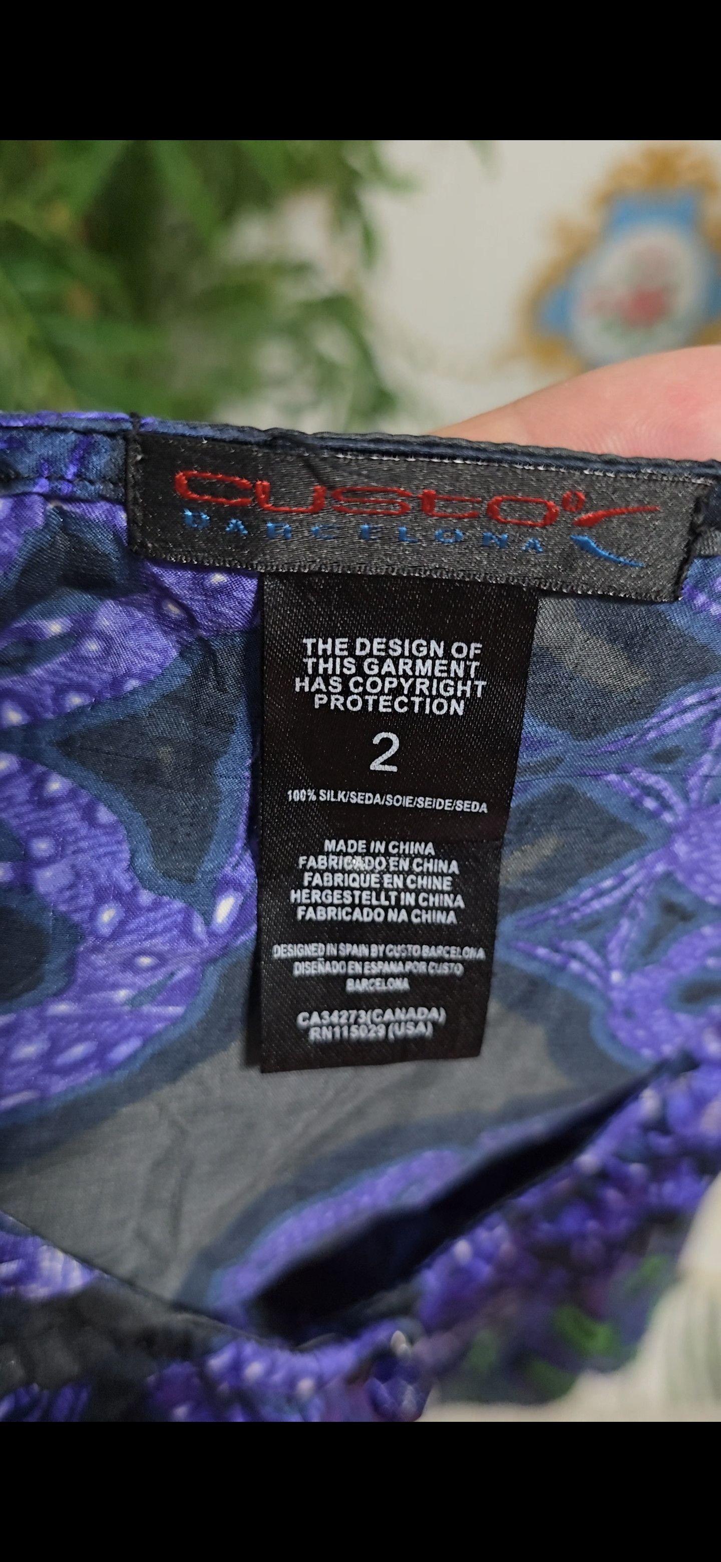 Custo Barcelona CUSTO BARCELONA vintage 100% silk size 2( small) ok for m Size S / US 4 / IT 40 - 2 Thumbnail