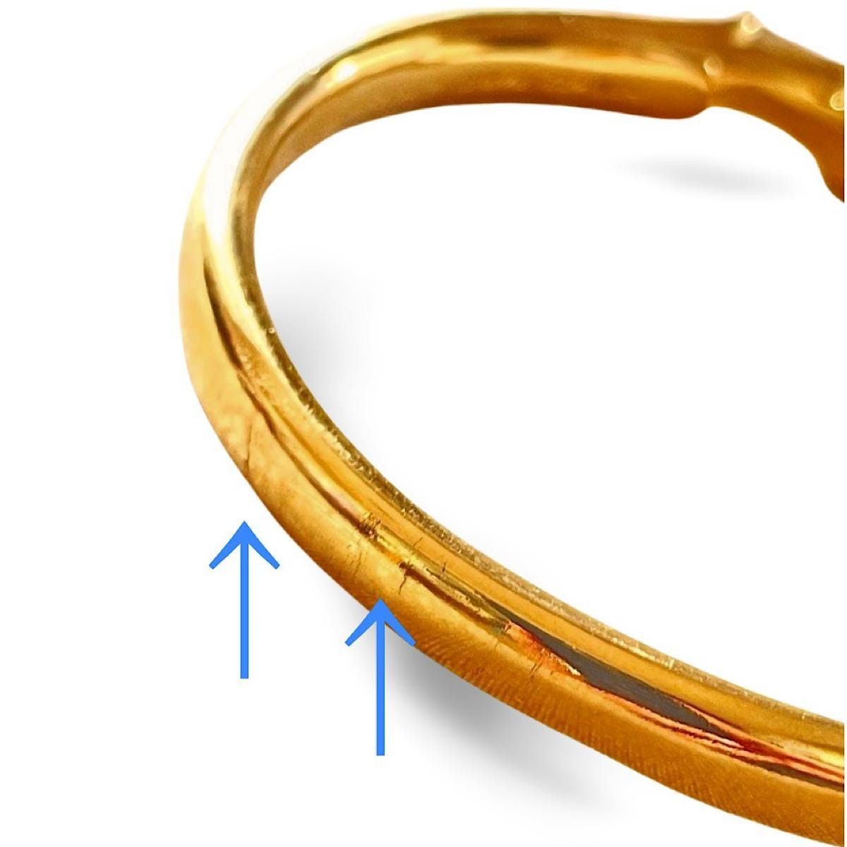 Hermes Vintage Hermes golden horse head design bangle, bracelet. Size ONE SIZE - 4 Thumbnail