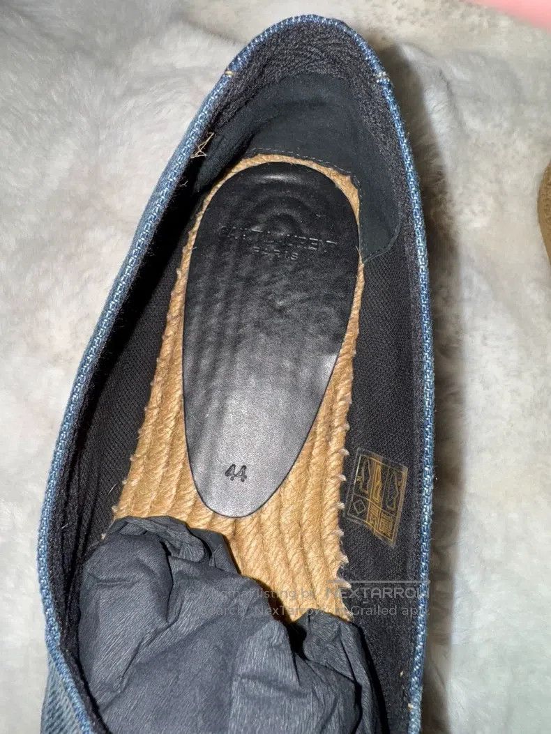 Saint Laurent Paris Saint Laurent Paris Gold Logo Fisherman Shoes Size US 11 / EU 44 - 6 Thumbnail