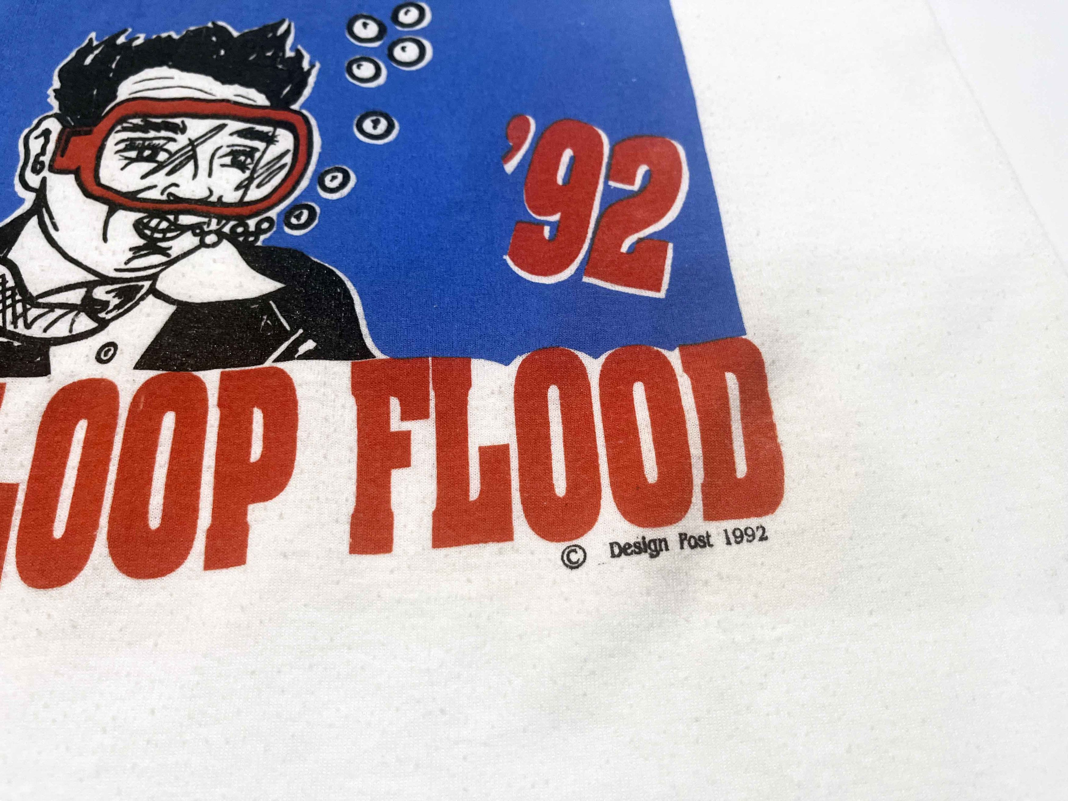 Vintage Vintage 1992 I Survived Chicago Loop Flood T-Shirt Size US L / EU 52-54 / 3 - 4 Thumbnail