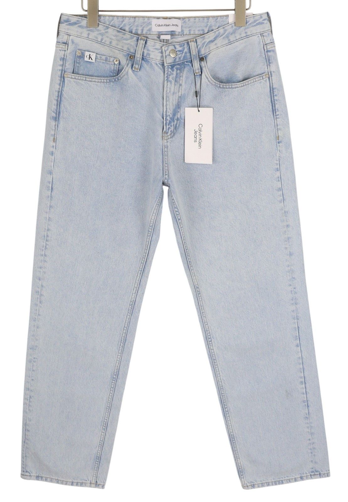 Calvin Klein 90S STRAIGHT W32 Light Blue Washed Zipper Denim 85300 Size US 32 / EU 48 - 1 Thumbnail