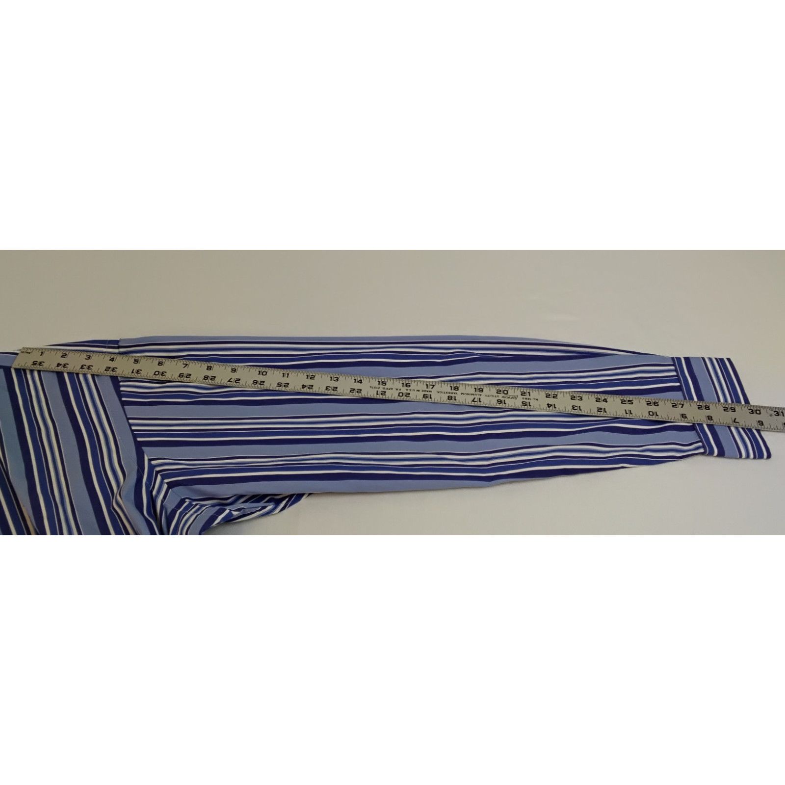 Polo Ralph Lauren Polo Ralph Lauren Dress Shirt Men L Blue Striped VTG 90s NWT Size US L / EU 52-54 / 3 - 14 Thumbnail