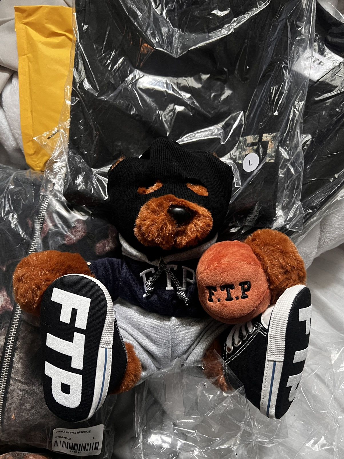 Fuck The Population ftp plush bear Size ONE SIZE - 2 Thumbnail