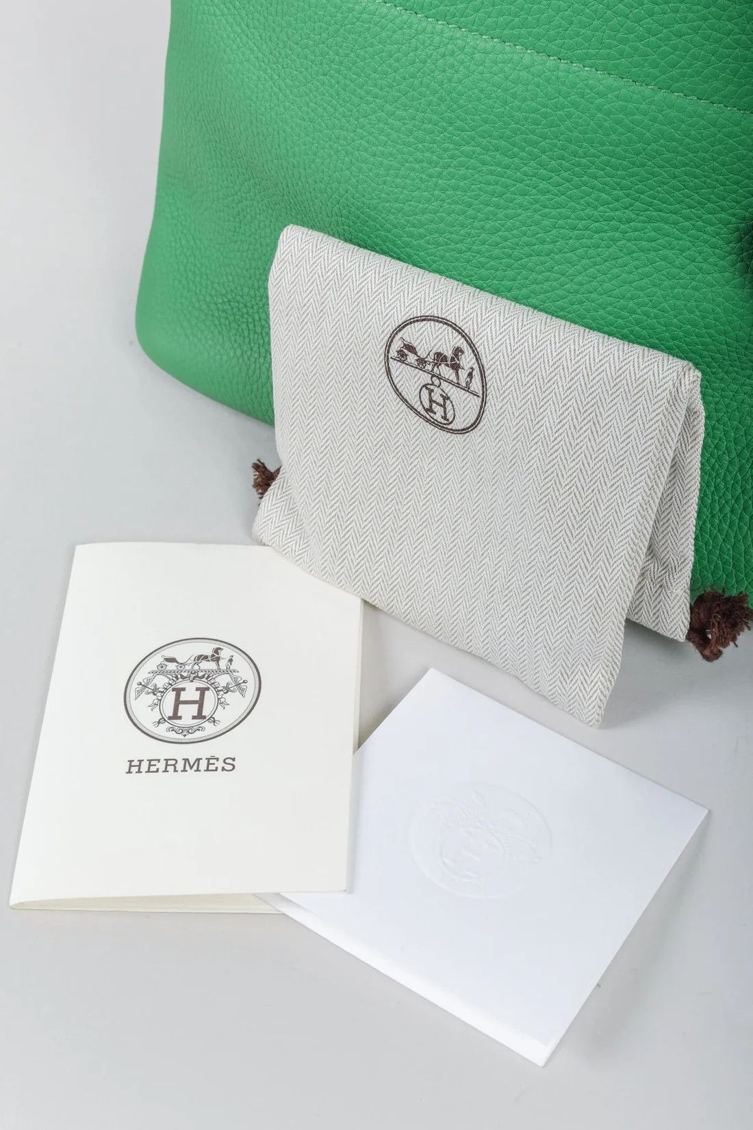 Hermes Hermès Bolide 35 Bambou Green Satchel Size ONE SIZE - 21 Thumbnail