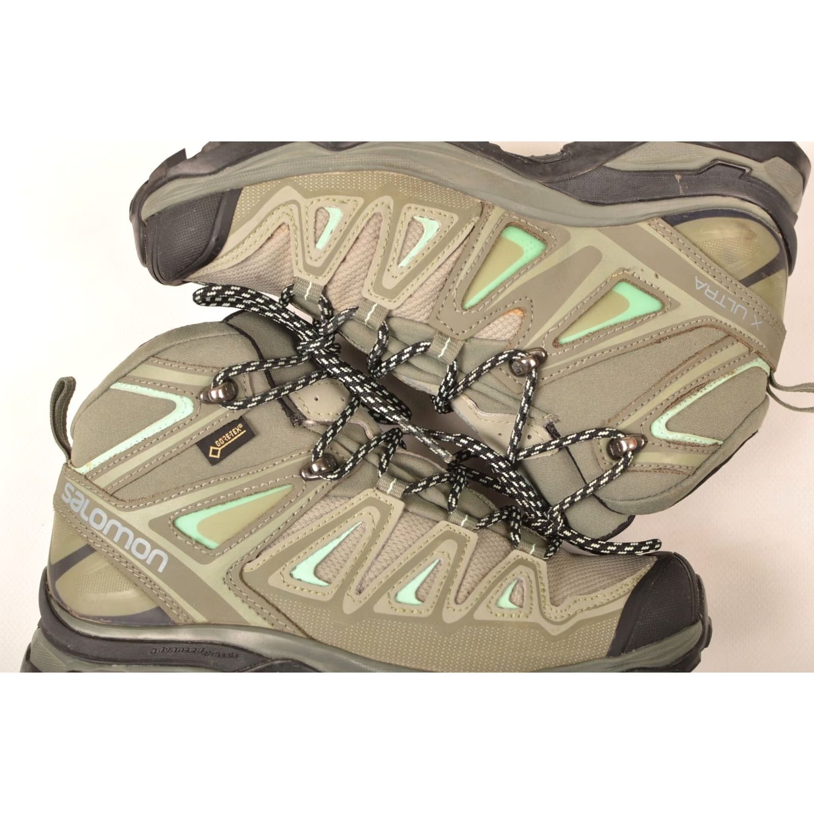 Salomon Salomon X Ultra 3 Mid GTX W Boots Womens 6 Blue Gore-Tex Salomon X Ultra 3 Mid GTX W 401346 Boots Size 6 Blue Gore-Tex Women] Size US 5 / IT 35 - 6 Thumbnail