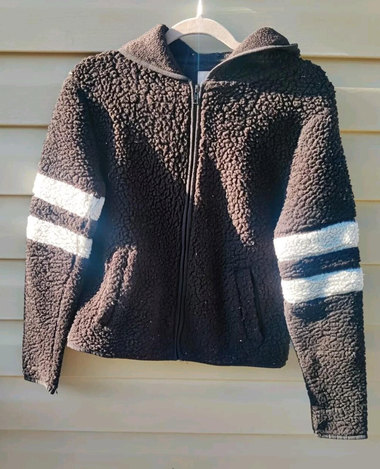 Sonoma Target Sonoma Womens Small Softest Teddy Sherpa Hoodie Black Size S / US 4 / IT 40 - 3 Thumbnail