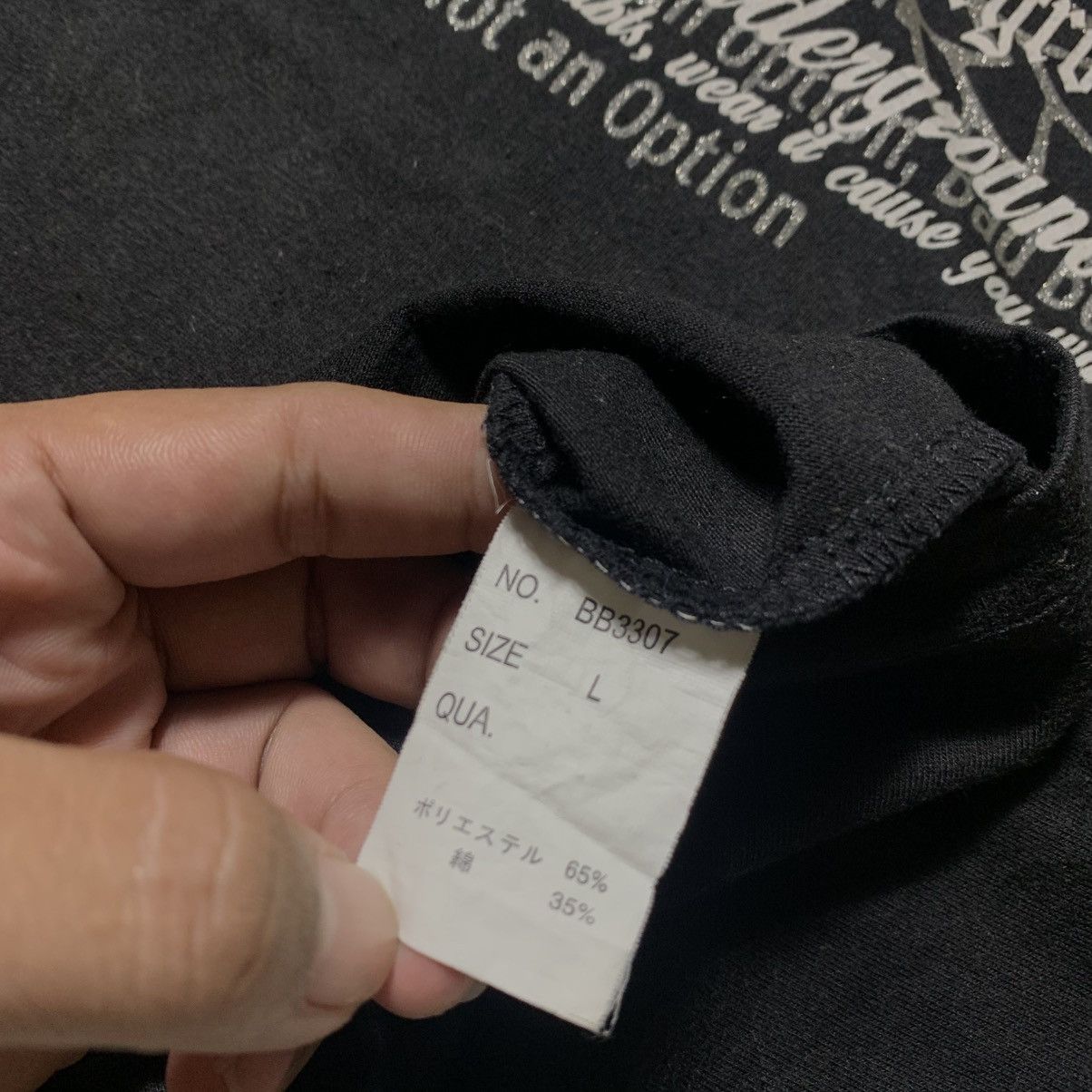 Japanese Brand 🕺Y2K Style Bad Boy Usa Poem Tapped Print Sleeve Size US L / EU 52-54 / 3 - 8 Thumbnail