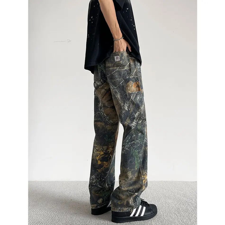 Japanese Brand × Jean Retro hip-hop loose casual micro flared jeans Size US 30 / EU 46 - 5 Thumbnail