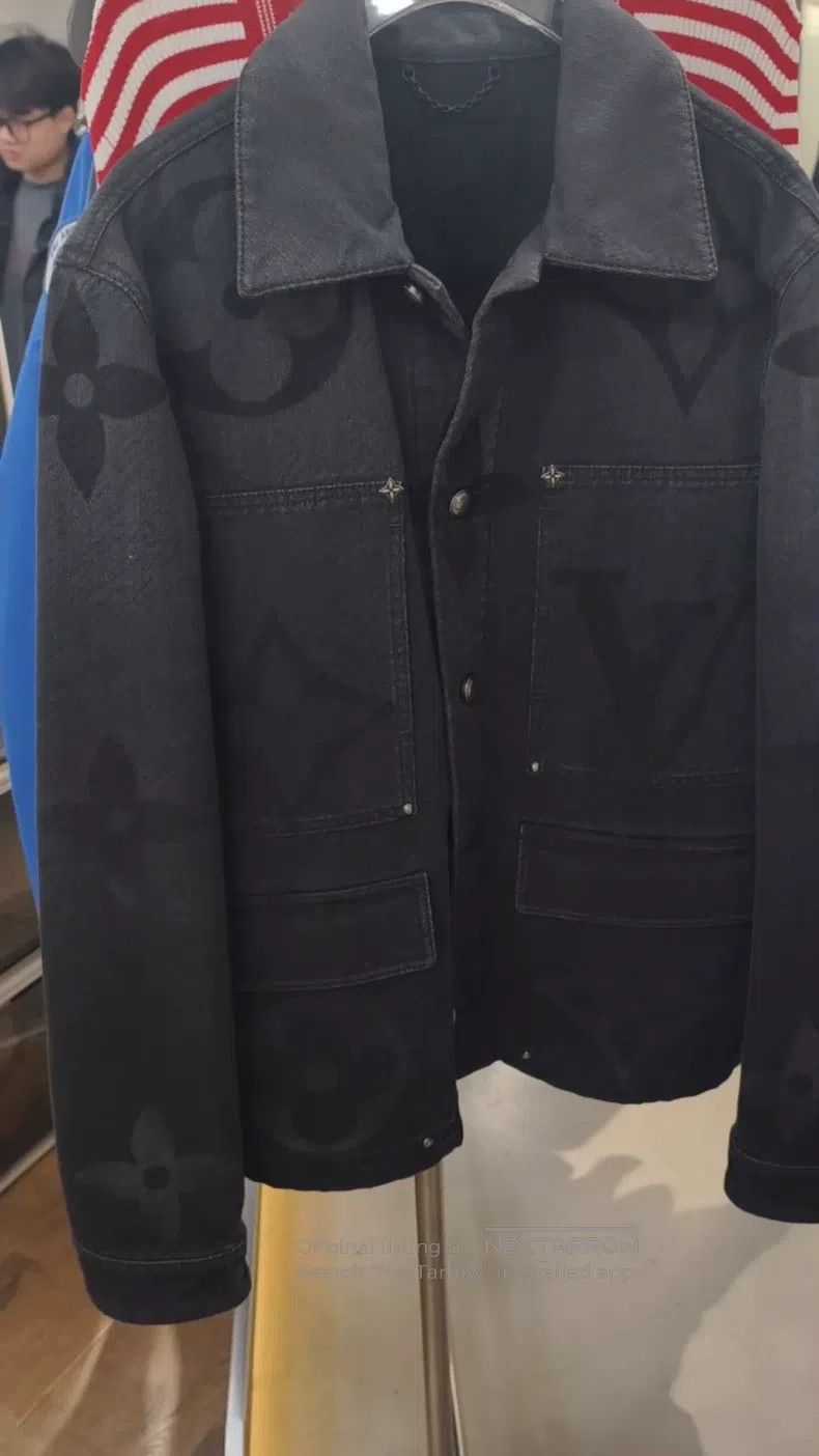 Louis Vuitton Louis Vuitton SS25 Capsule Series Full Logo Denim Jacket Size US S / EU 44-46 / 1 - 1 Thumbnail