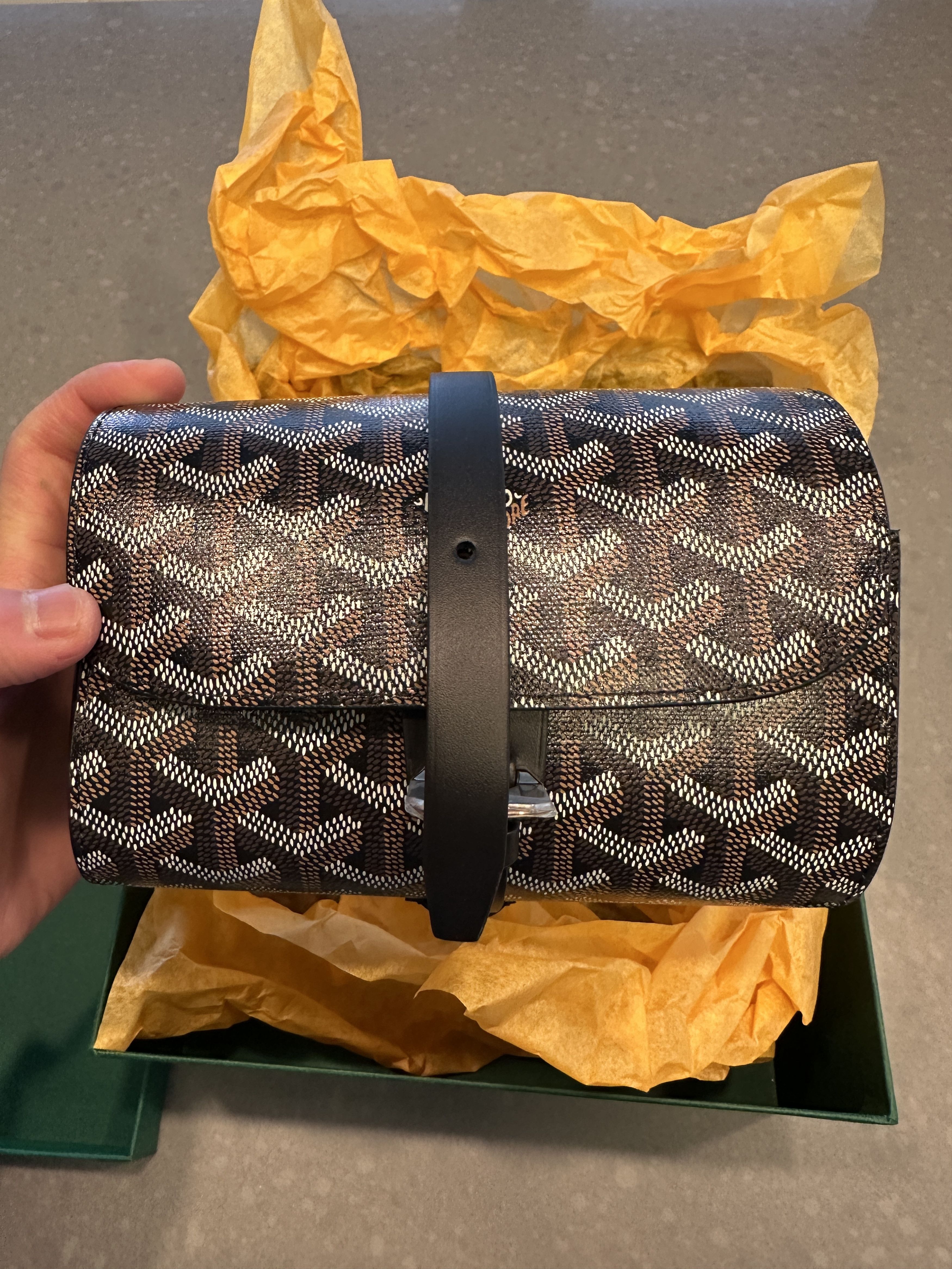 Goyard Goyard Double Travel Watch Roll Black BRAND NEW RARE Size ONE SIZE - 2 Thumbnail
