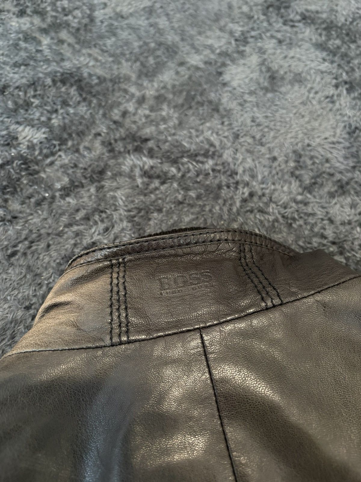 Hugo Boss Hugo Boss Luxury Goat Leather Jacket Size US L / EU 52-54 / 3 - 13 Thumbnail