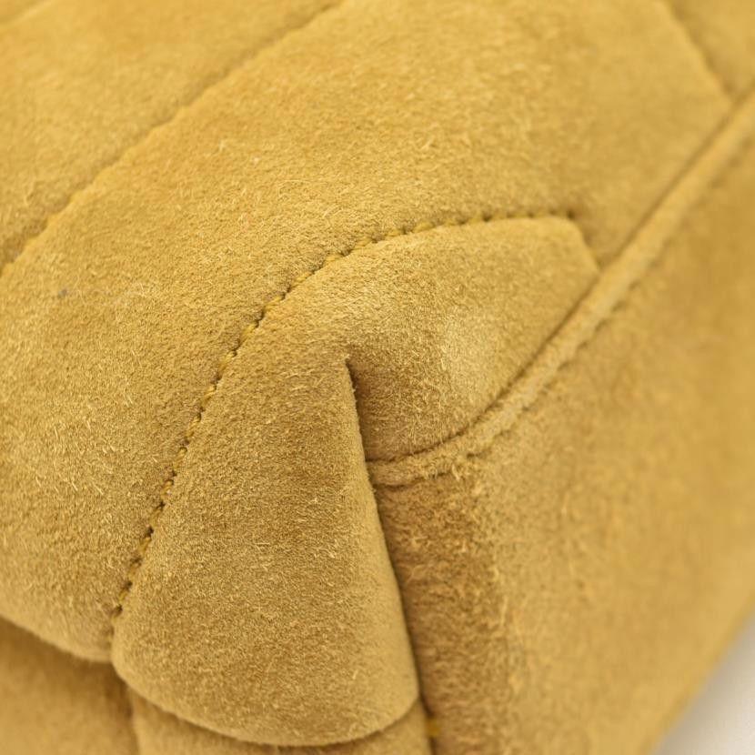 Designer Saint Laurent Suede Toy Loulou Shoulder Bag Chartreuse NEW Size ONE SIZE - 8 Thumbnail