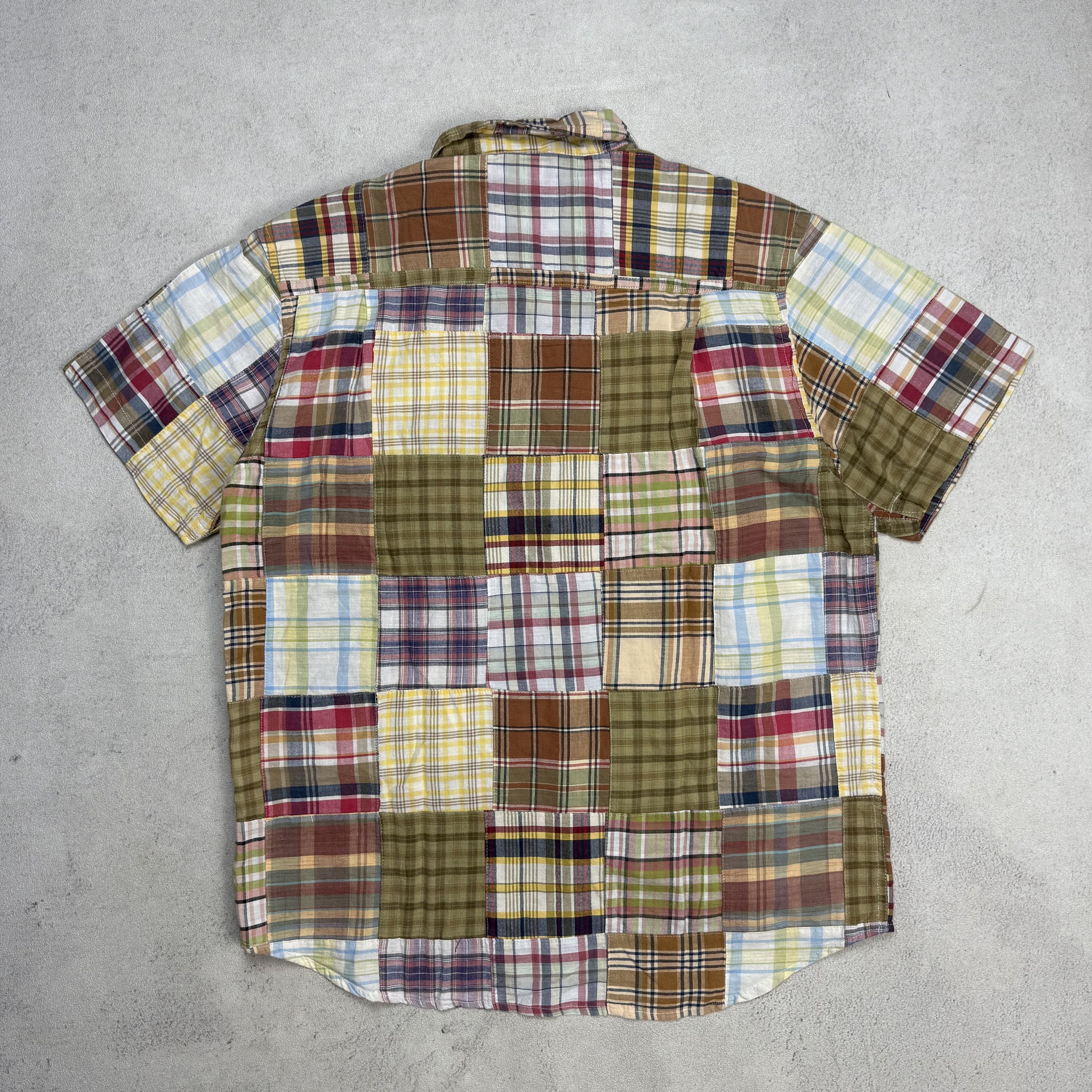 Beams Plus Beams Japan Patchwork Button Down Shirt Size US M / EU 48-50 / 2 - 2 Thumbnail