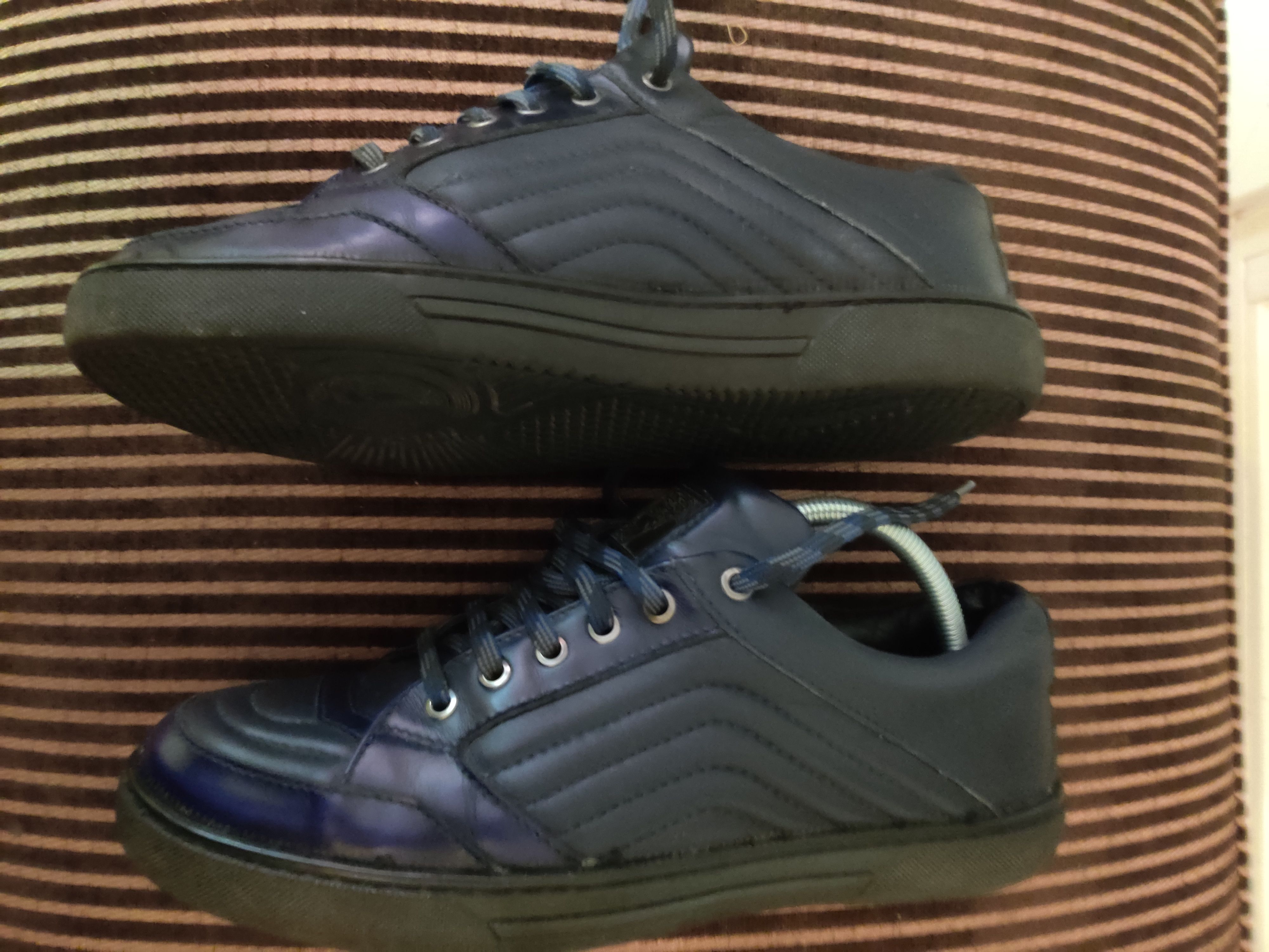 Versace Versace collection sneakers navy leather v900 382 Size US 10 / EU 43 - 5 Thumbnail