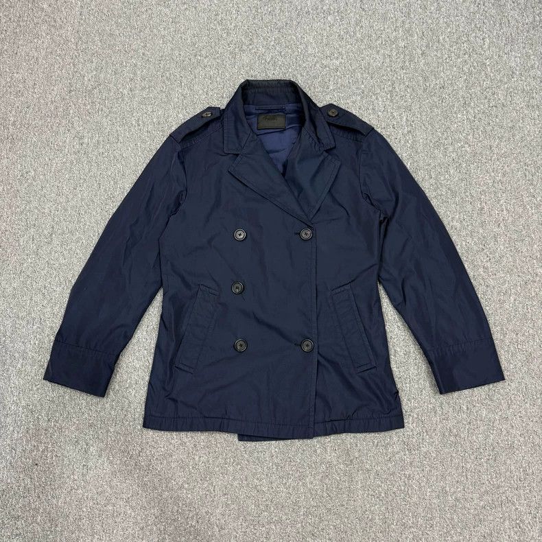 ジャケット・アウター prada nylon trench coat (46) navy Prada Prada nylon trench coat navy vintage | Grailed