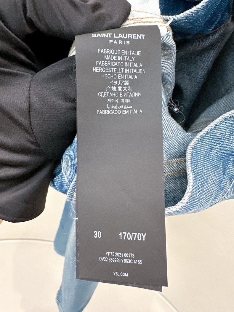 Saint Laurent Paris Saint Laurent Paris Blue Jeans Size US 30 / EU 46 - 4 Thumbnail