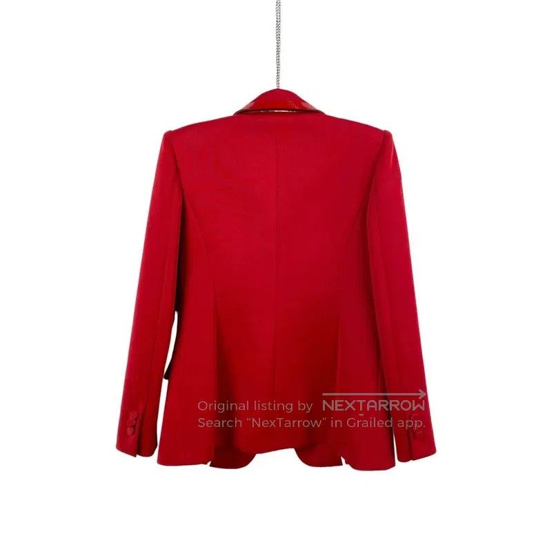 Fendi Fendi Polyester Red Blazer Jacket Size XS / US 0-2 / IT 36-38 - 2 Thumbnail