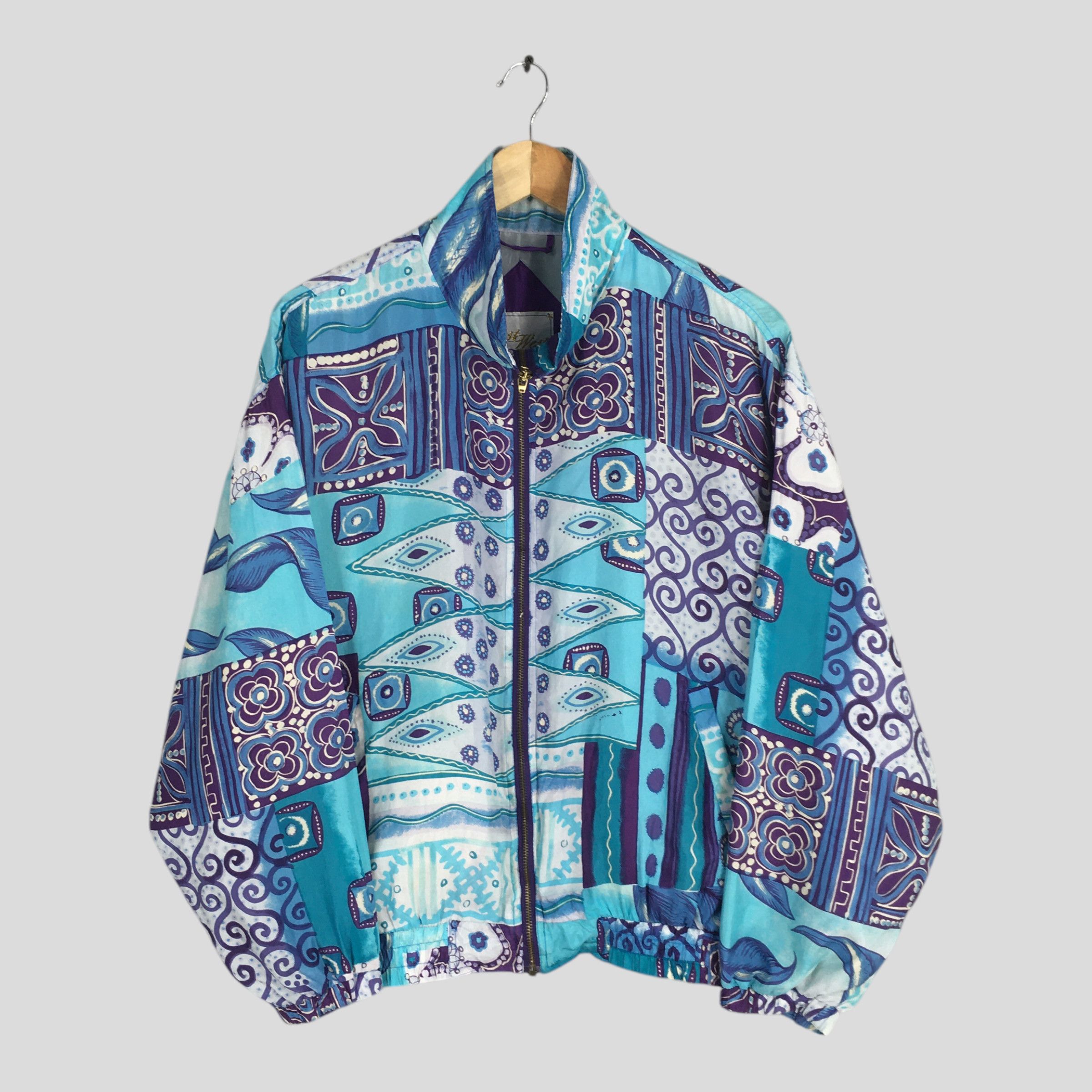 Vintage Vintage 90's Royalty Baroque Silk Jacket Small Size US S / EU 44-46 / 1 - 1 Thumbnail
