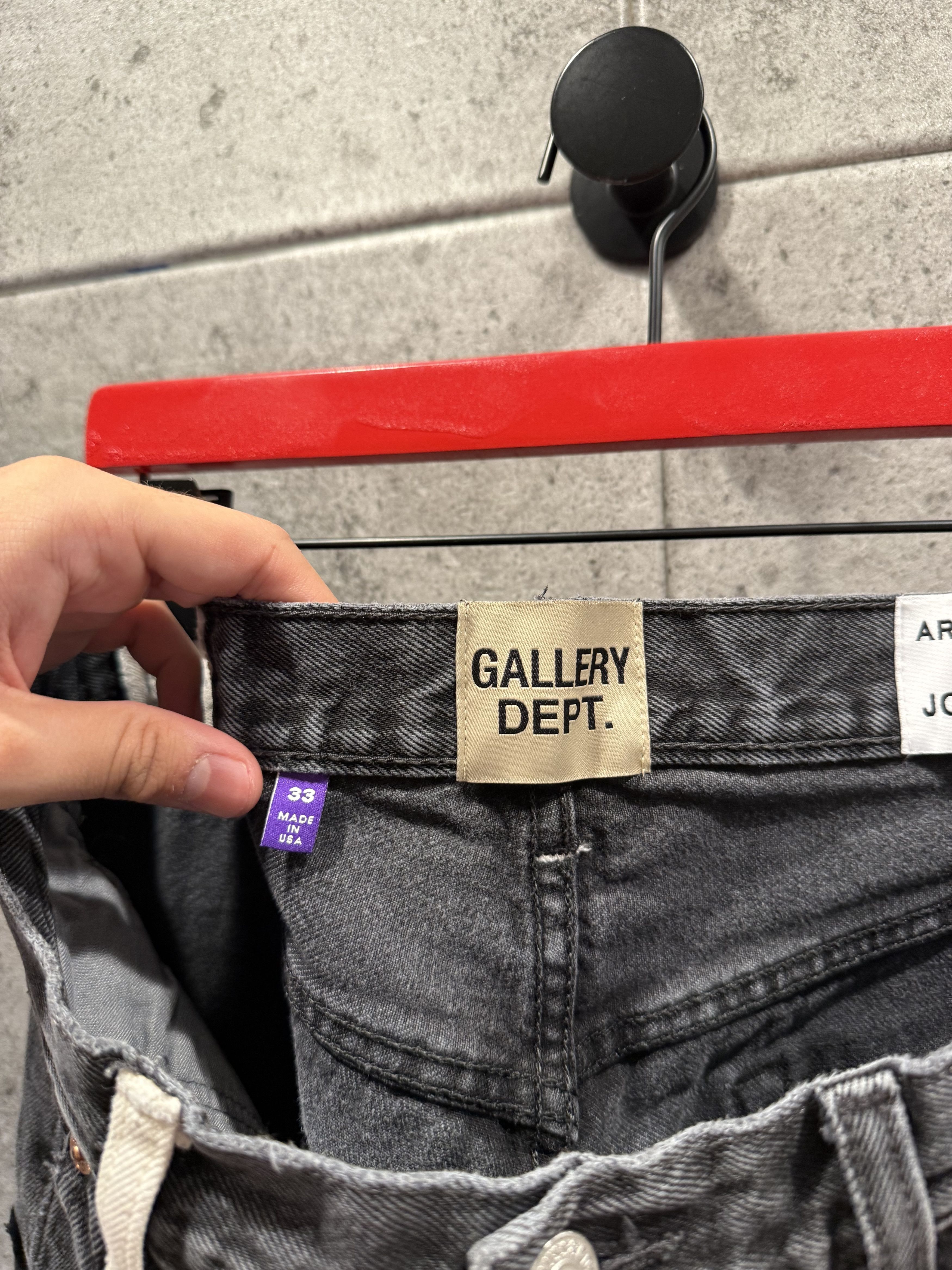 Gallery Dept. Gallery dept fuck face distressed denim Size US 33 - 7 Thumbnail