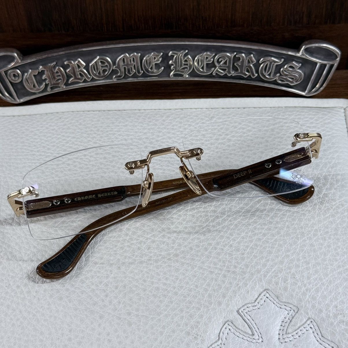 Chrome Hearts Chrome Hearts DEEP II Glasses Size ONE SIZE - 1 Thumbnail