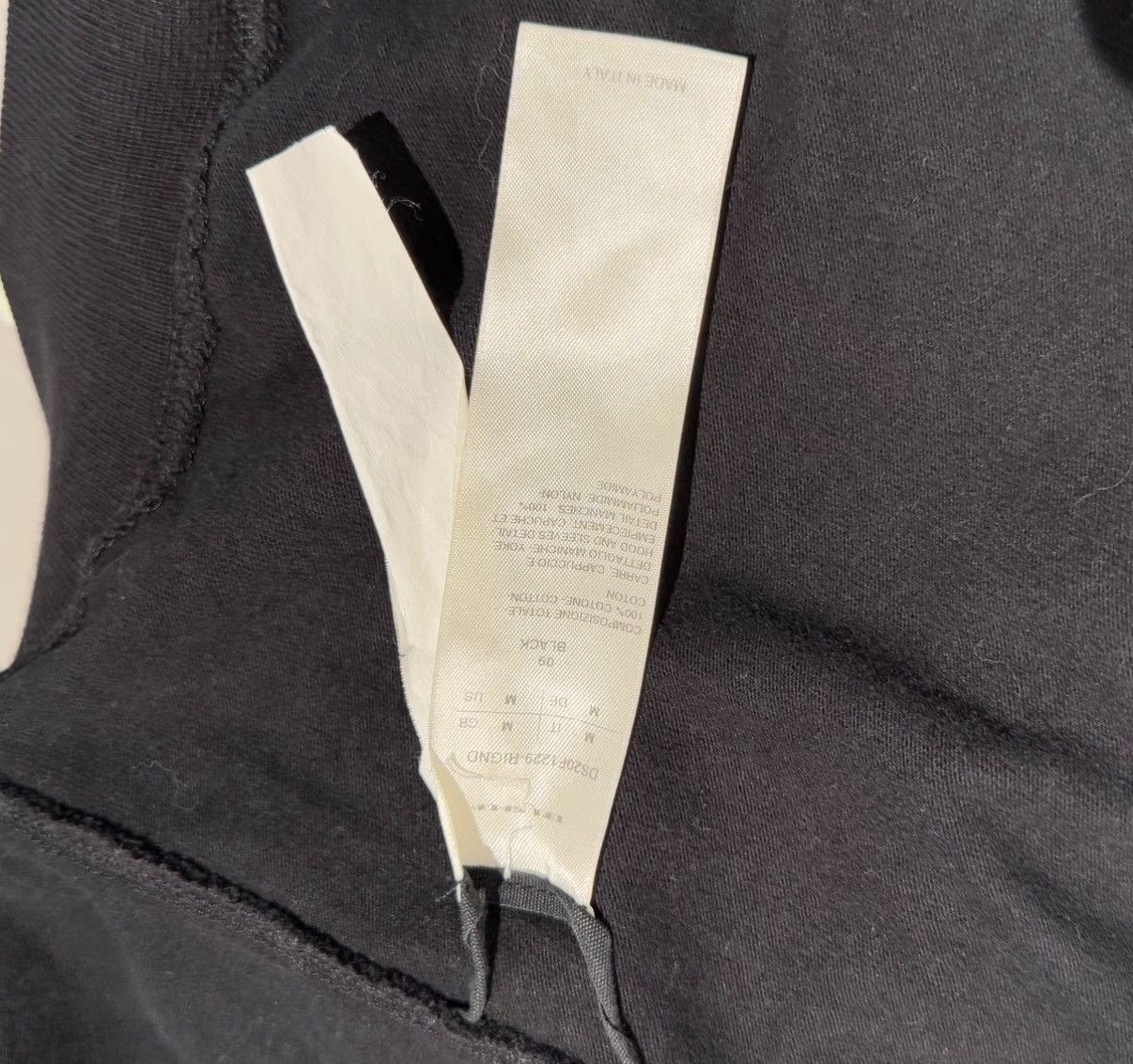 Rick Owens Rick Owens Mainline 20SS Hooded Zip-Up Drawstring Sweatshirt Size US M / EU 48-50 / 2 - 5 Thumbnail