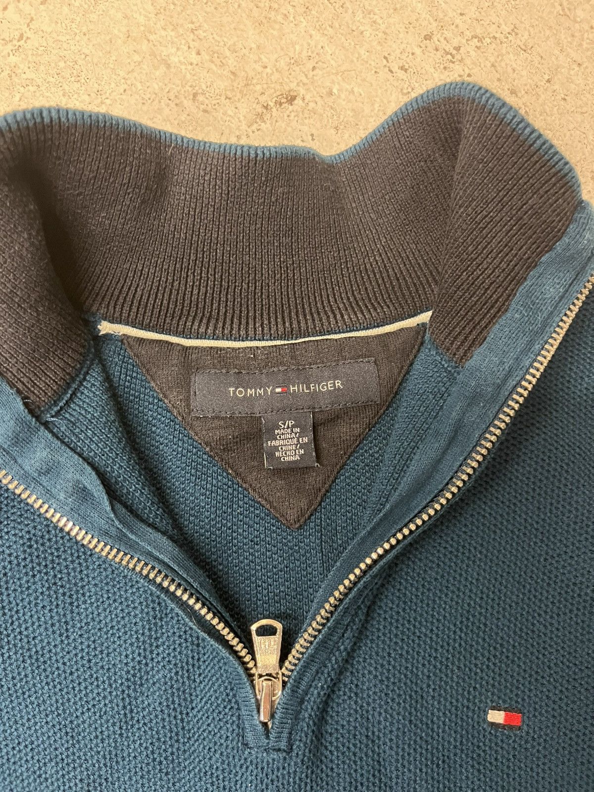 Tommy Hilfiger Blue tommy hilfiger quarter zip sweater Size US S / EU 44-46 / 1 - 3 Thumbnail