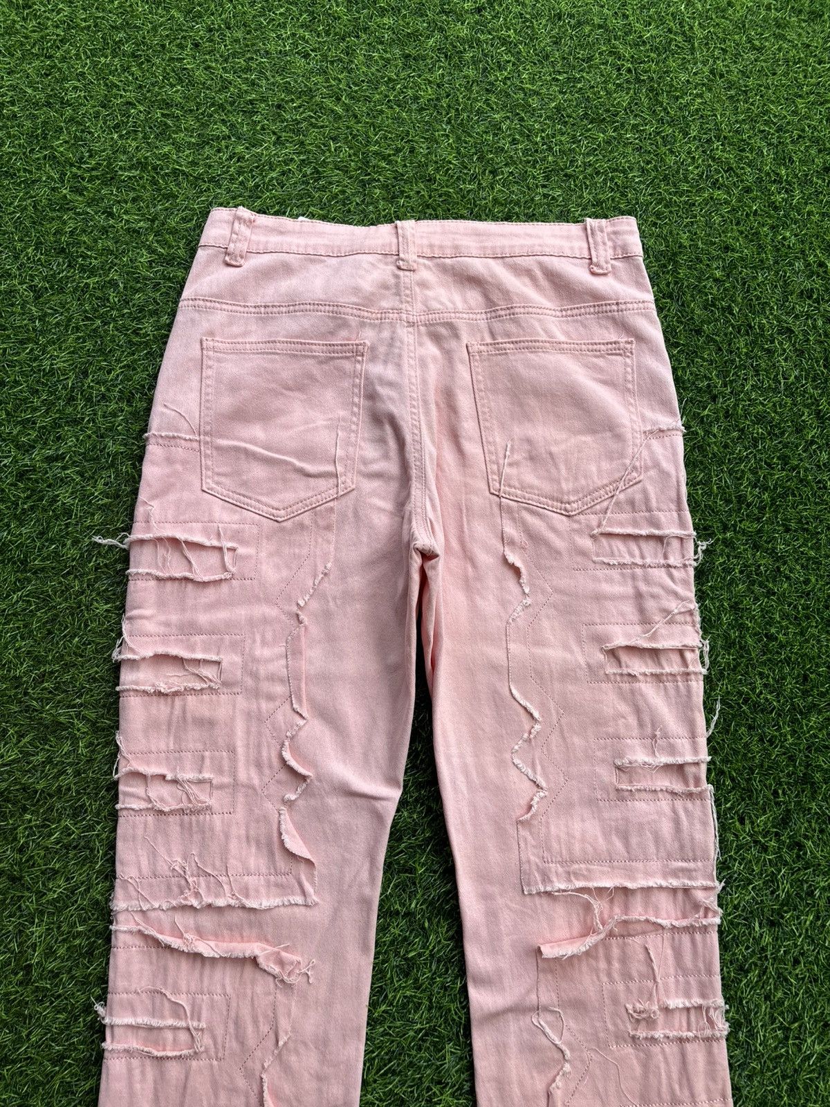 Hysteric Glamour Y2k Distressed Pink Women's Pants Size 30" / US 8 / IT 44 - 4 Thumbnail