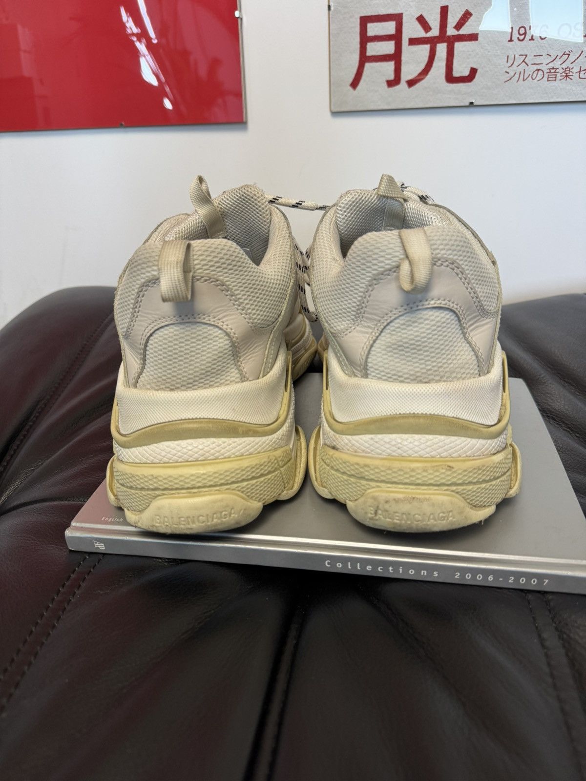 Balenciaga Balenciaga Triple S Biege Oversize Designer Shoes Luxury Size US 12 / EU 45 - 4 Thumbnail