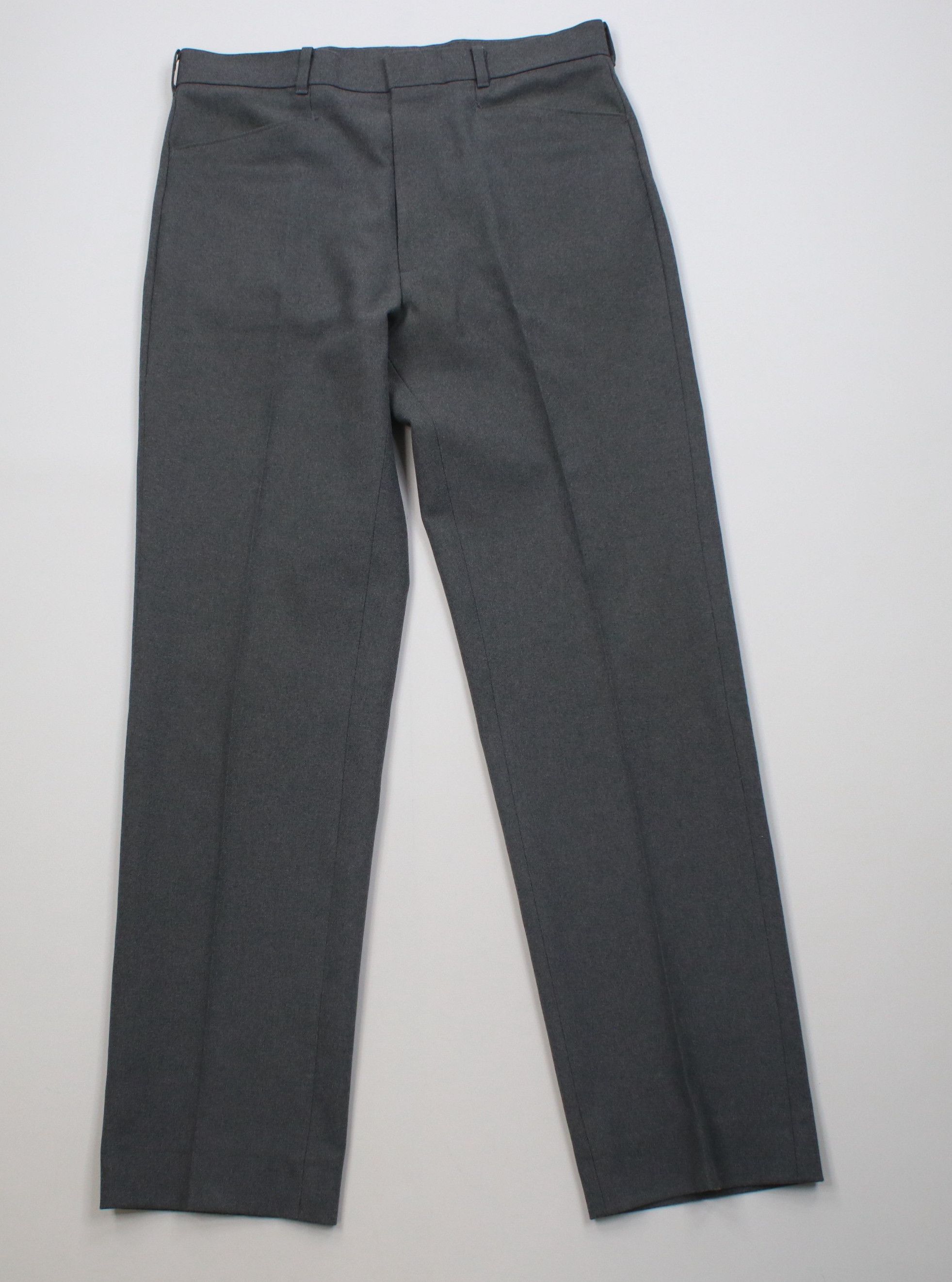 Levi's Vintage 80s 90s Levis Flared Wide Leg Chino Pants Gray USA Size US 34 / EU 50 - 1 Thumbnail