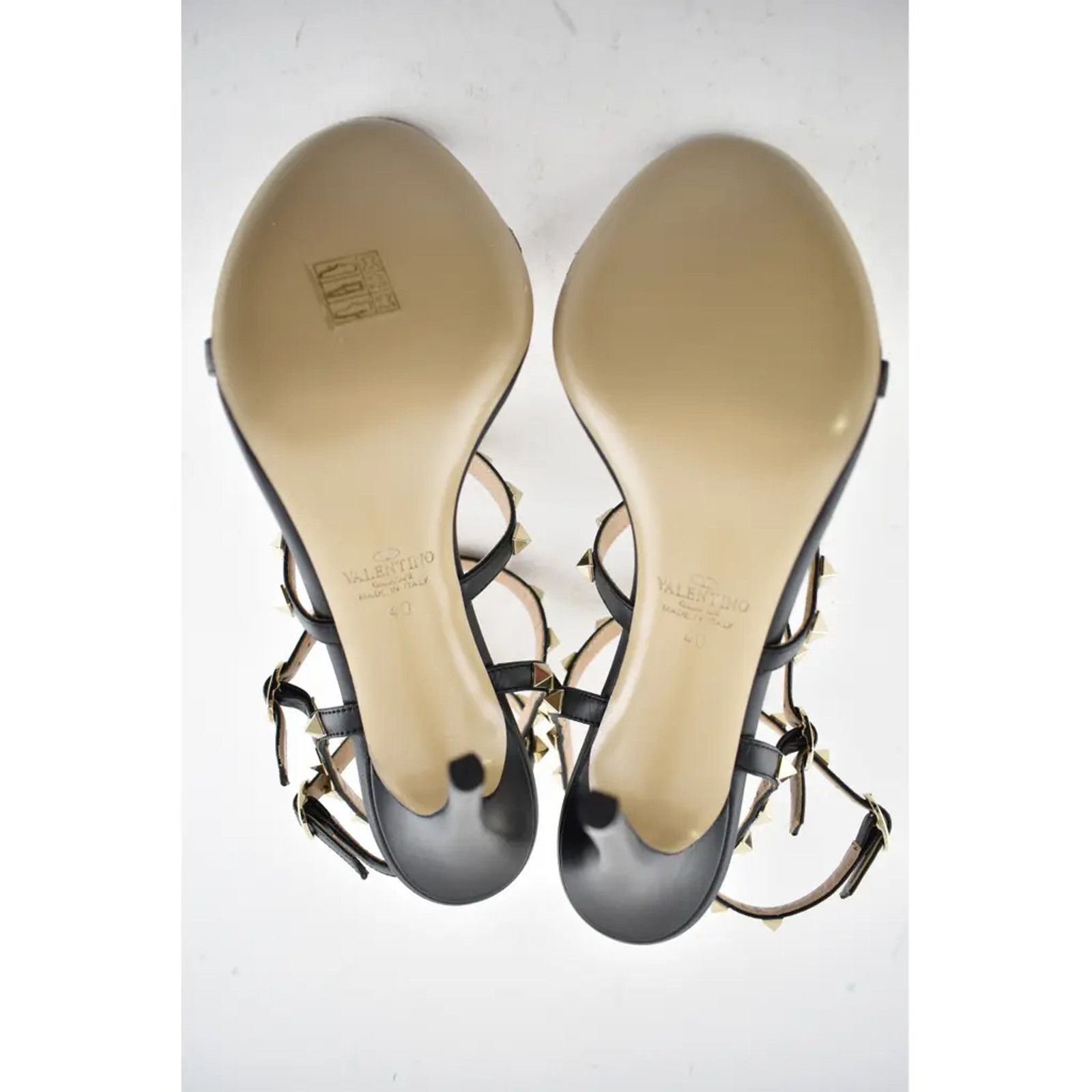 Valentino Rockstud 105 Stud Caged Ankle Strap Sandal Heel Pump 40 Size US 10 / IT 40 - 12 Thumbnail