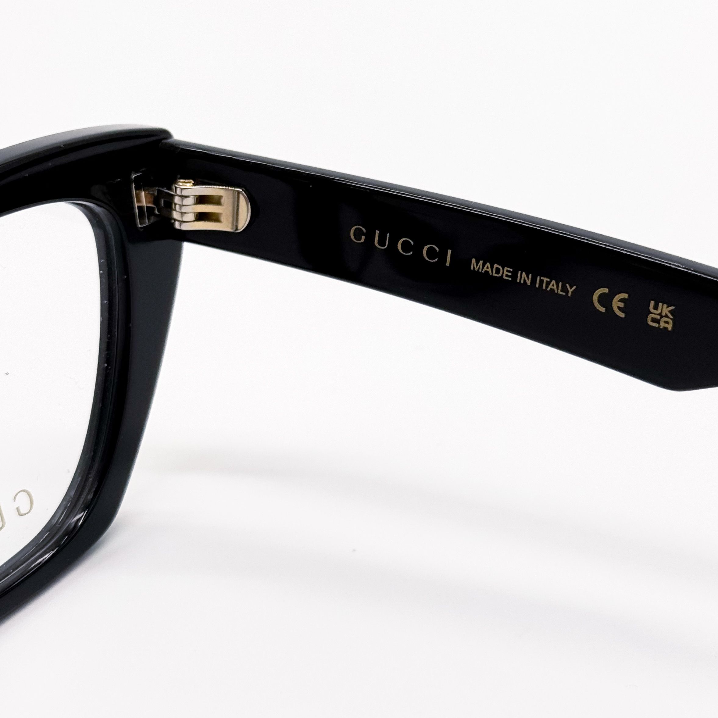 Gucci NEW GUCCI GG1334O 001 EYEGLASSES WOMEN BLACK CAT EYE GUCCI Size ONE SIZE - 11 Thumbnail
