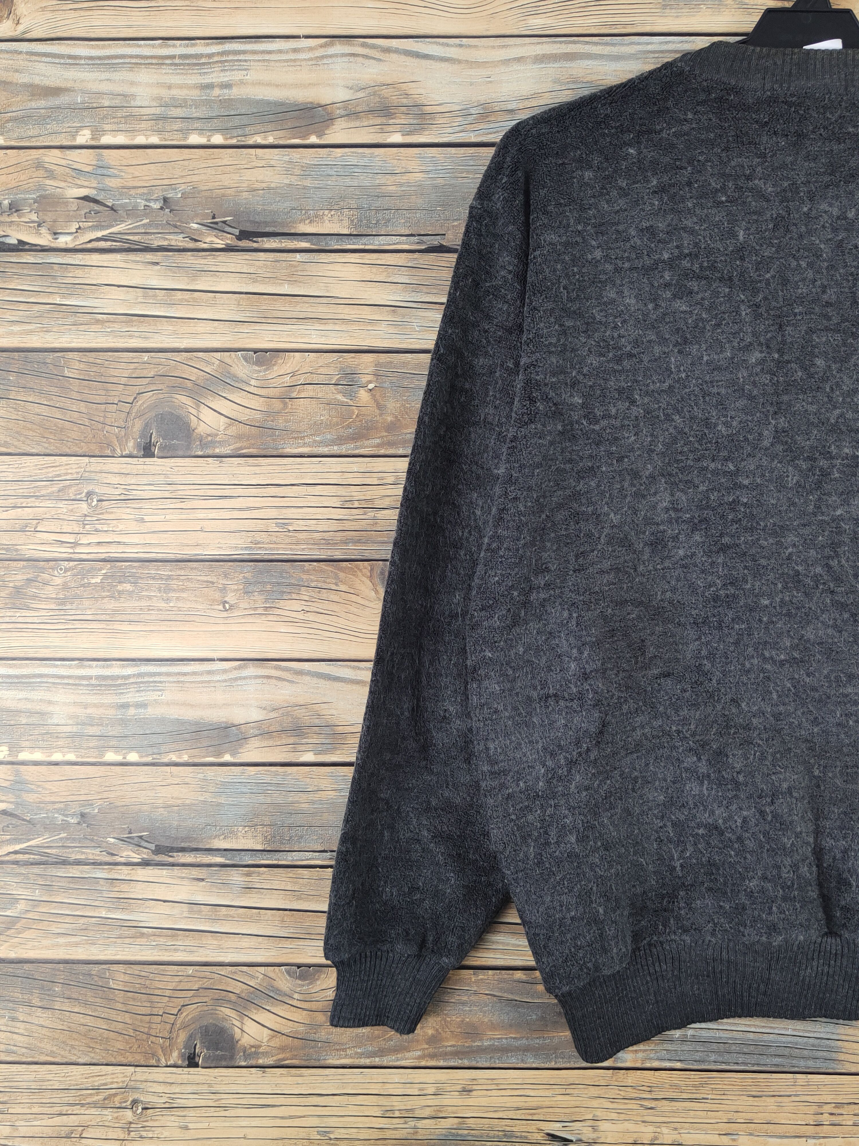 Lindbergh Lindbergh made in Japan vtg Black Knitwear Cardigan #W1825 Size US M / EU 48-50 / 2 - 9 Thumbnail