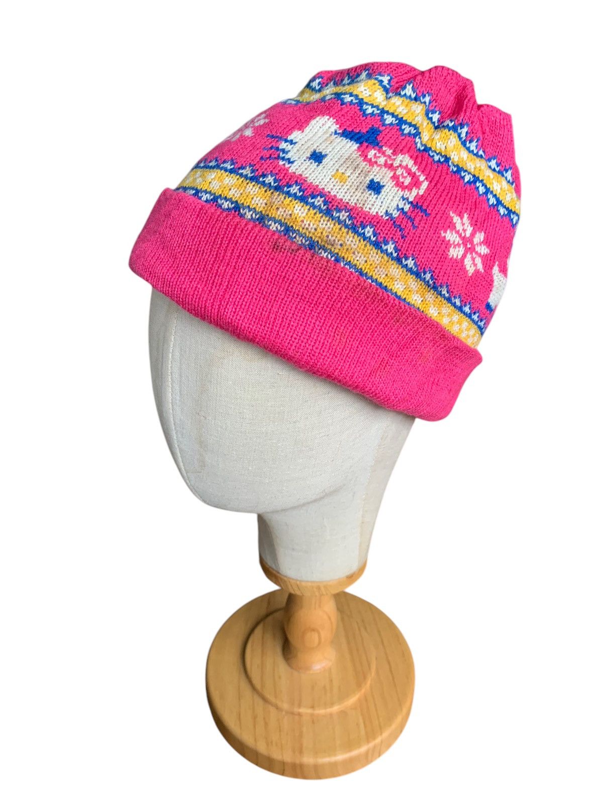 Japanese Brand × Kapital × Vintage Vintage Hello Kitty Knitted Winter sessions Beanie hats Size ONE SIZE - 7 Thumbnail