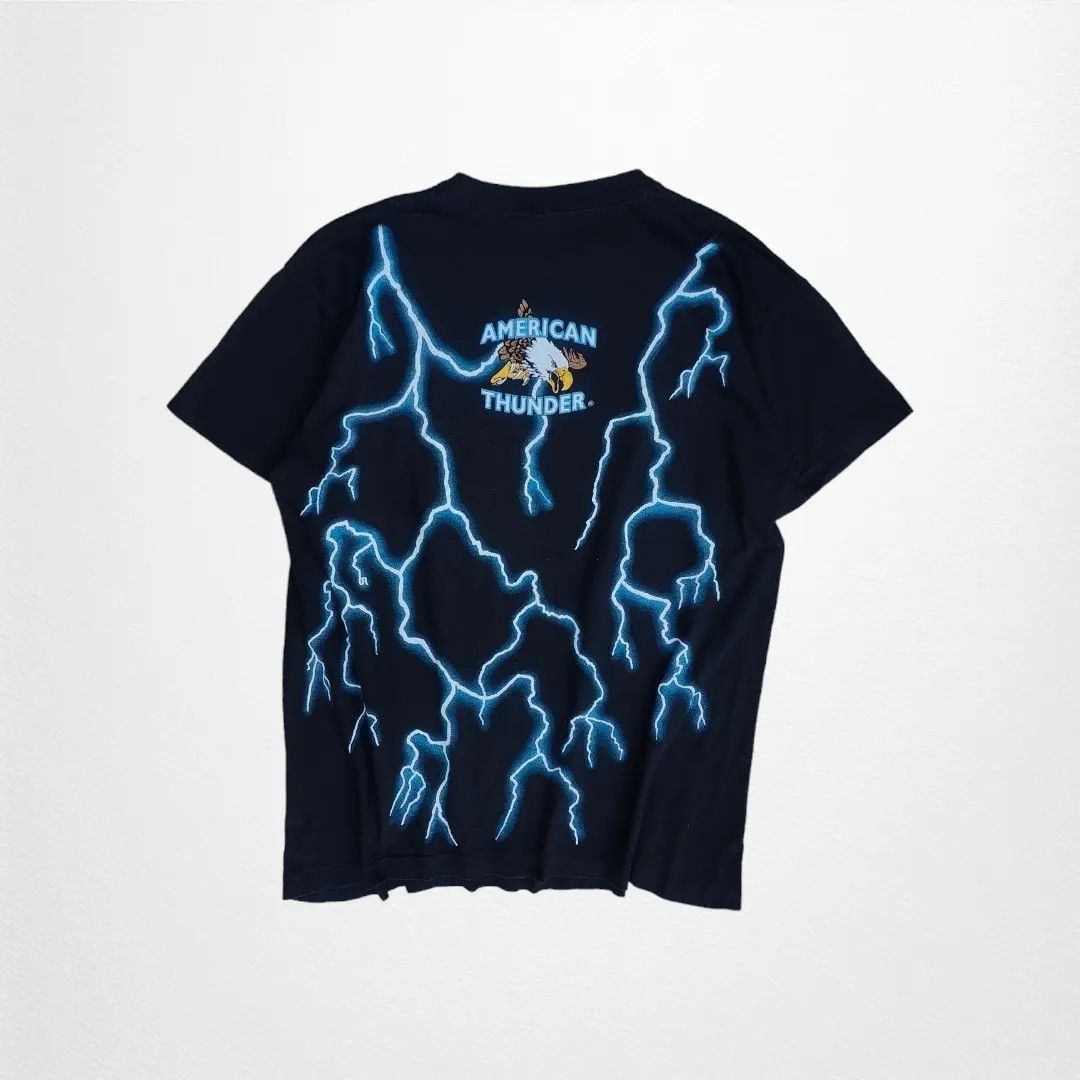 Vintage American Thunder "Bull Skull" Vintage Tee Size US L / EU 52-54 / 3 - 2 Thumbnail