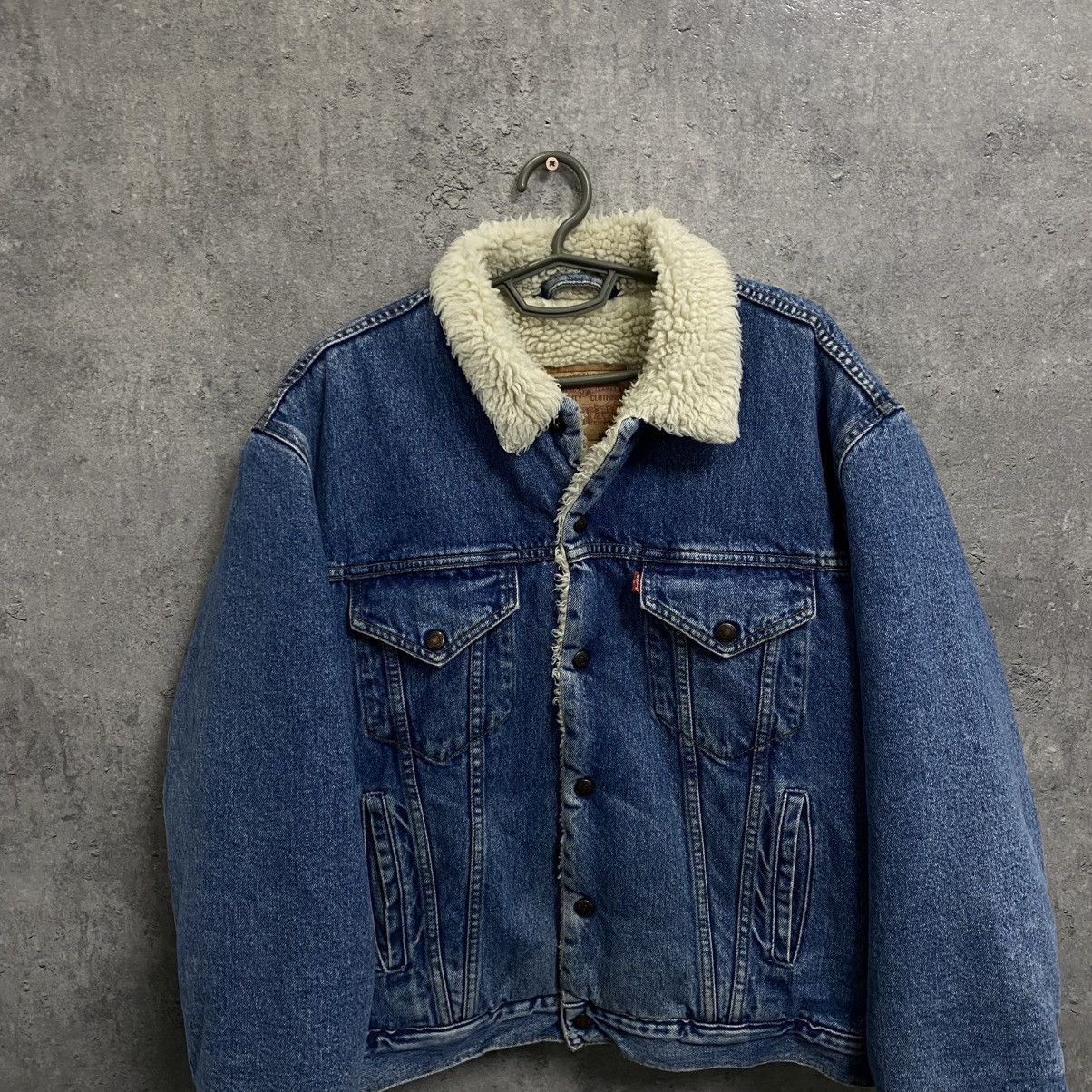 Levi's 90s Vintage Levis Denim Jean Jacket Size US XL / EU 56 / 4 - 4 Thumbnail