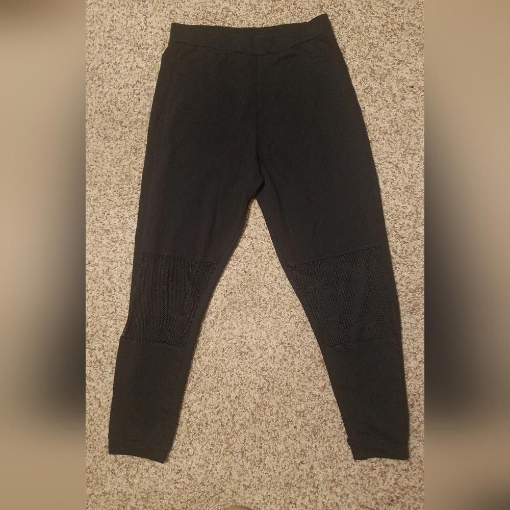 Asos Asos Black Joggers with Mesh Detail Size 2 Size 26" / US 2 / IT 38 - 2 Thumbnail