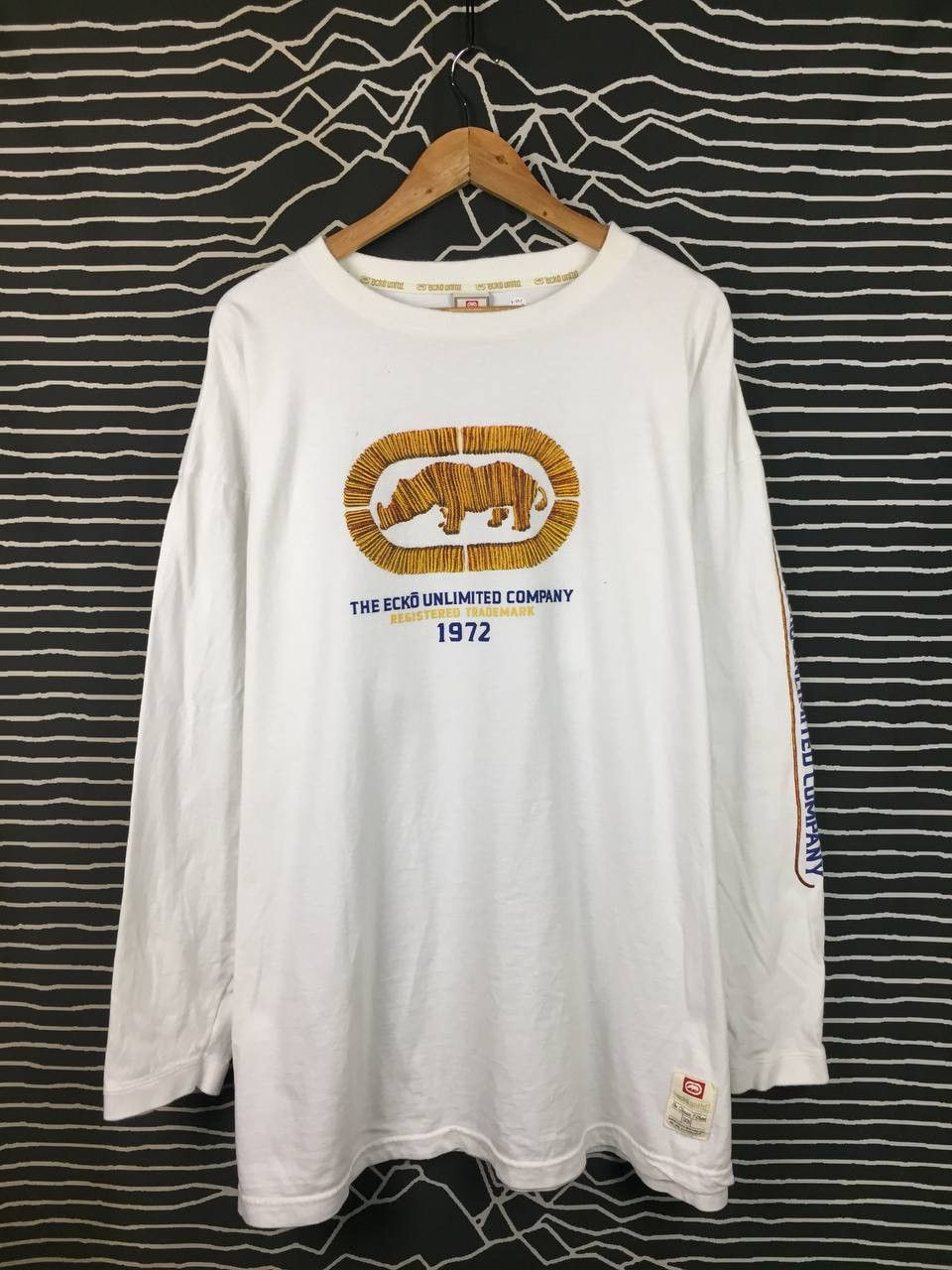 Ecko Unltd. Vtg Ecko Unlimited Long Sleeve Retro Hip Hop Streetwear Tee Size US XXL / EU 58 / 5 - 1 Thumbnail