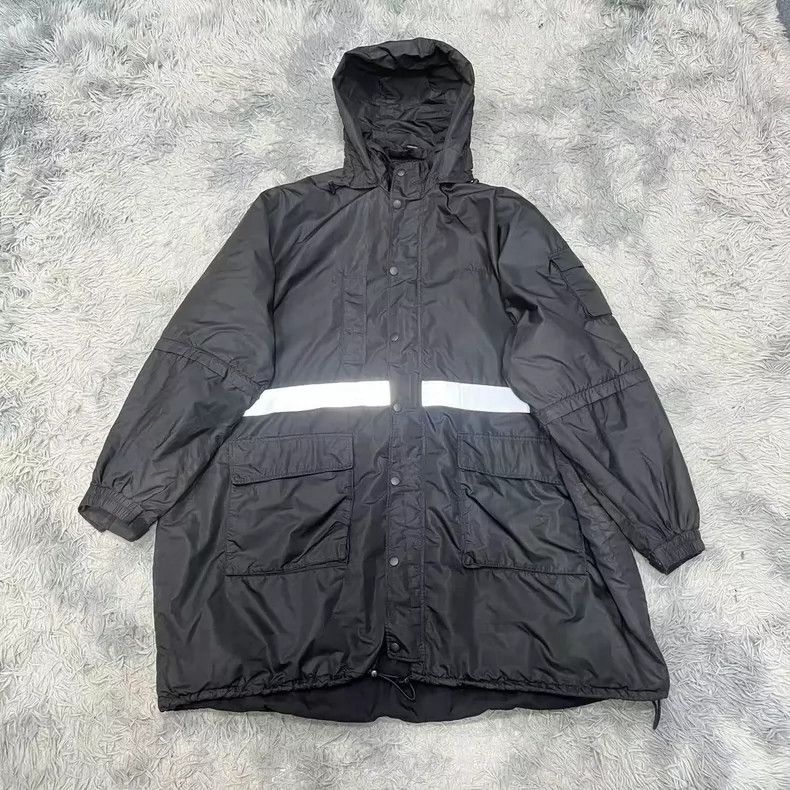 Balenciaga Balenciaga 3m Reflective Chest Embroidered Long Cotton Jac Size US S / EU 44-46 / 1 - 1 Thumbnail