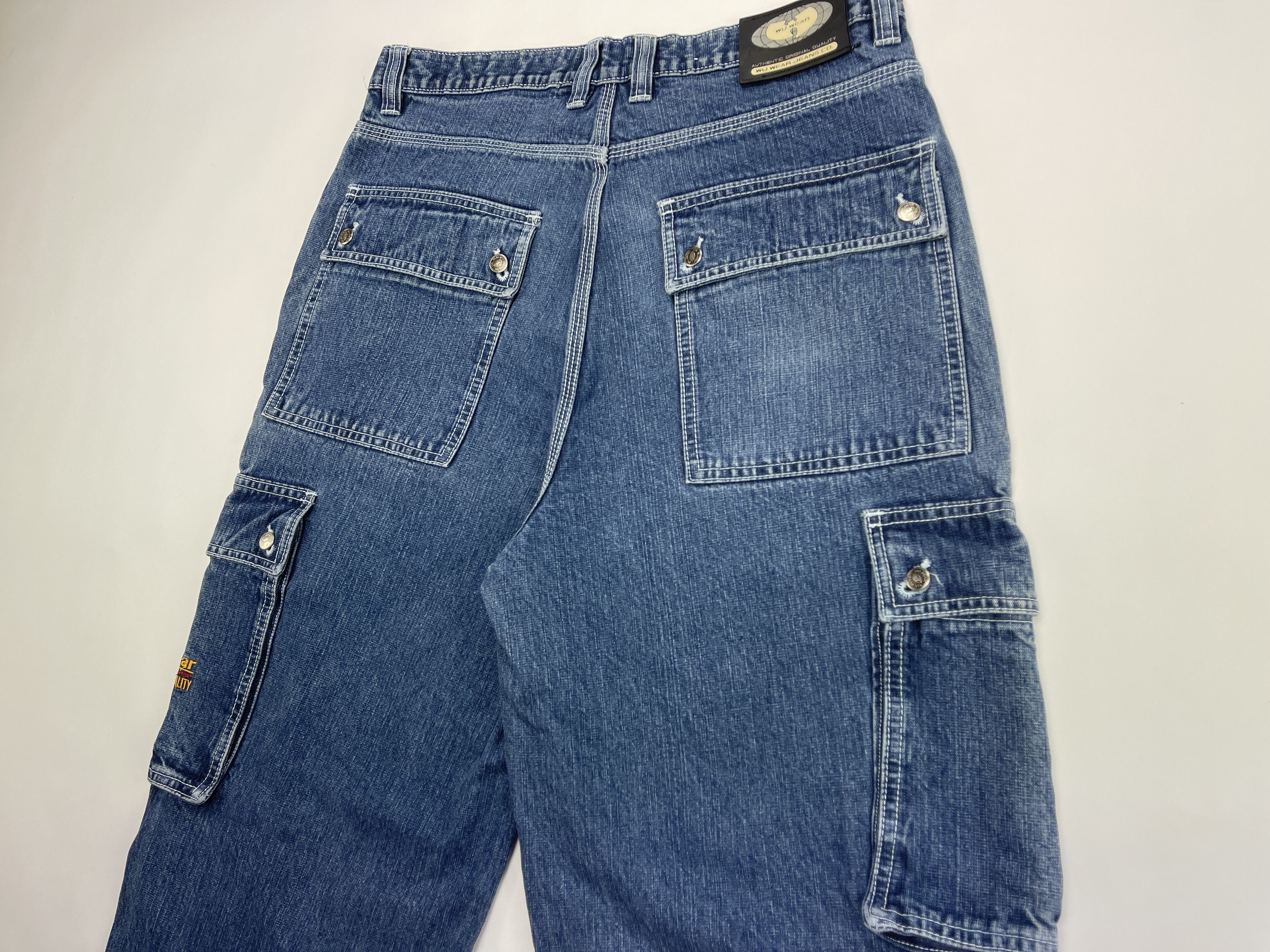 Wu-Tang Clan WU WEAR jeans, vintage hip hop baggy, 90s Wu-Tang Clan W 32 Size US 32 / EU 48 - 5 Thumbnail