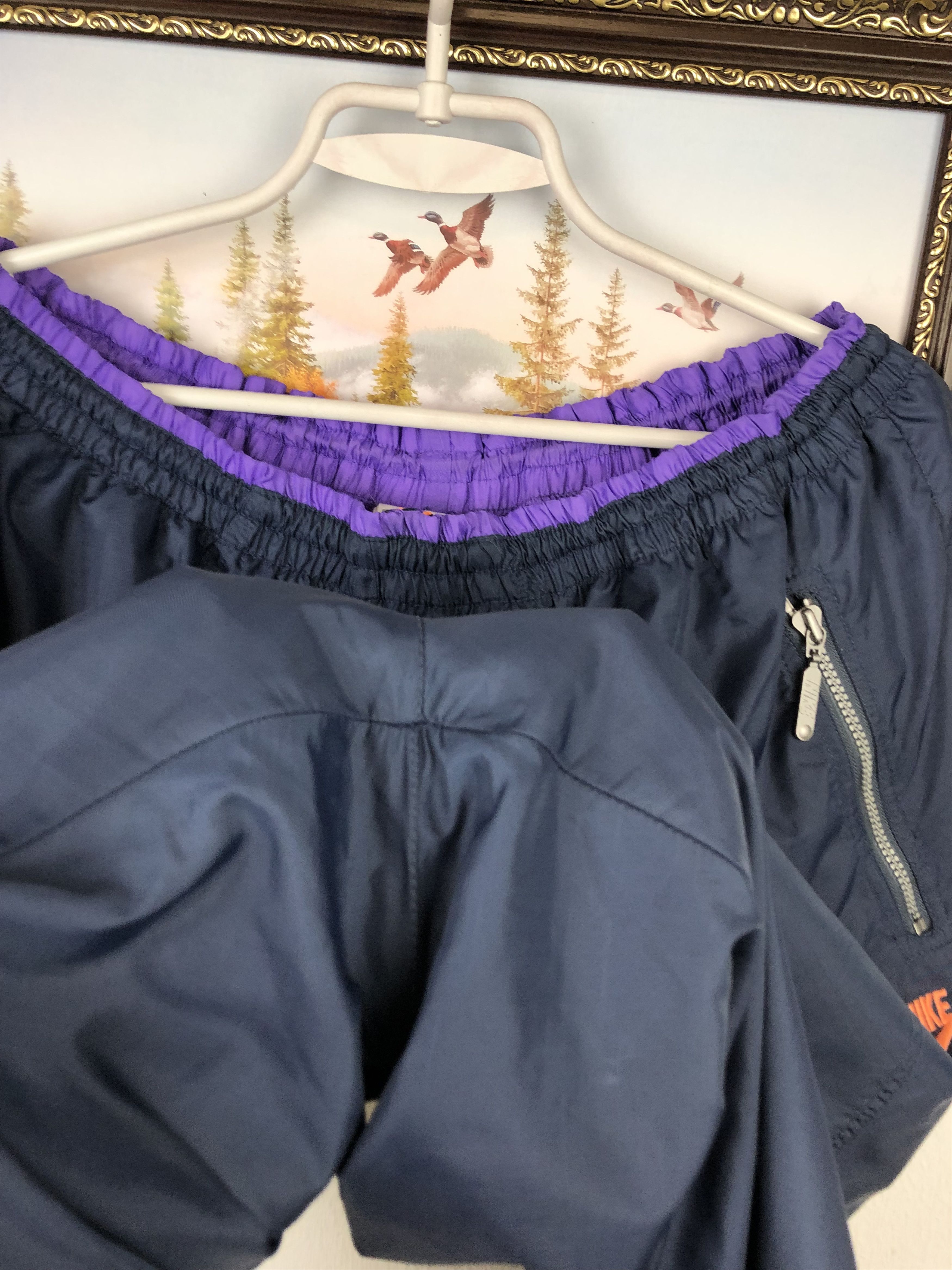 Nike Vintage 90's Nylon Track Pants Athletic Mens Sweatpants 2XL Size US 38 / EU 54 - 4 Thumbnail