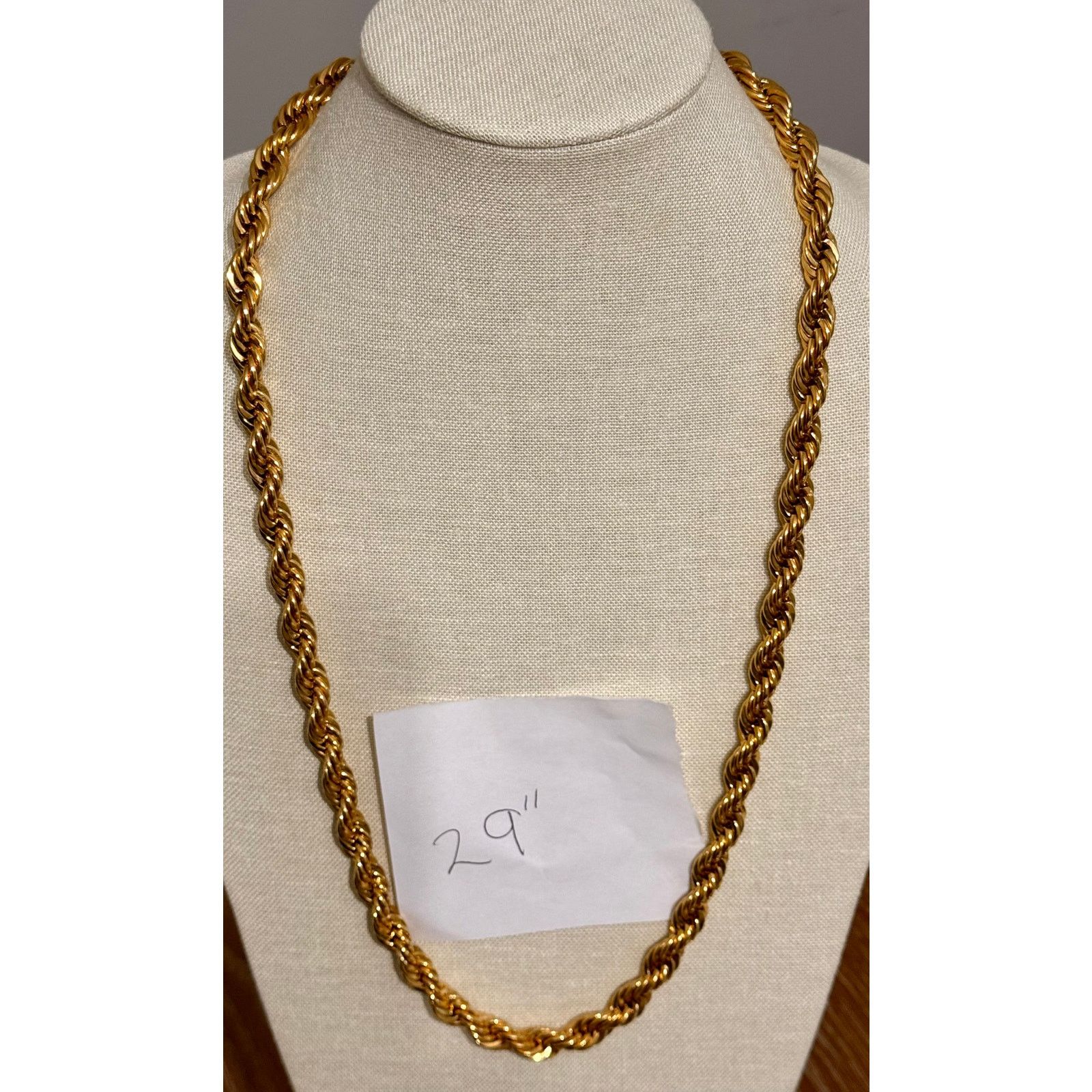 Other Vintage Napier Chunky Runway Chain 23” Gold Tone Size ONE SIZE - 3 Thumbnail