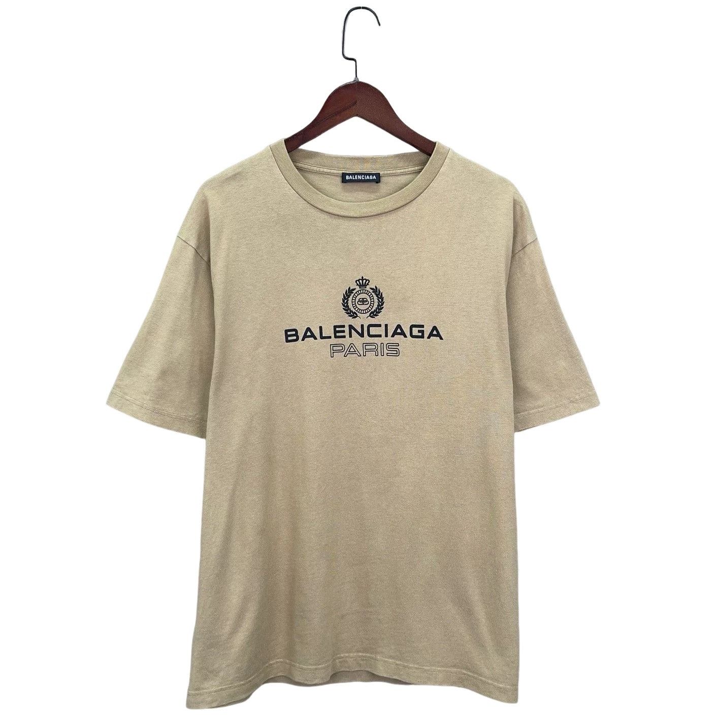 Balenciaga Balenciaga Paris Crown Logo T-Shirt Size M Size US M / EU 48-50 / 2 - 1 Thumbnail