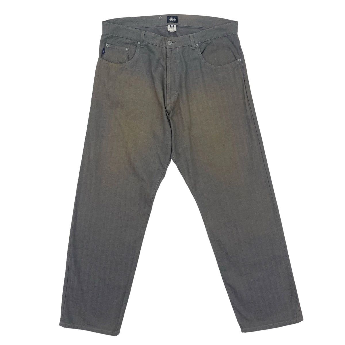 Stussy × Vintage Stussy Faded Denim Size US 38 / EU 54 - 1 Thumbnail