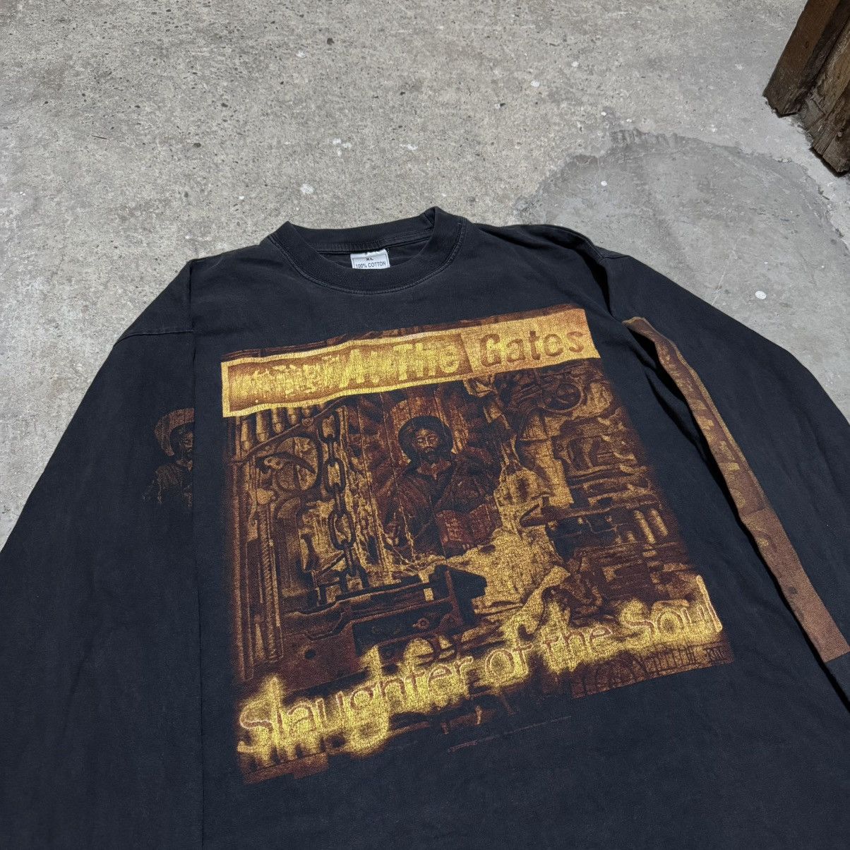 Band Tees Vintage 90s at the gates -slaughter of the soul long sleeve Size US XL / EU 56 / 4 - 3 Thumbnail